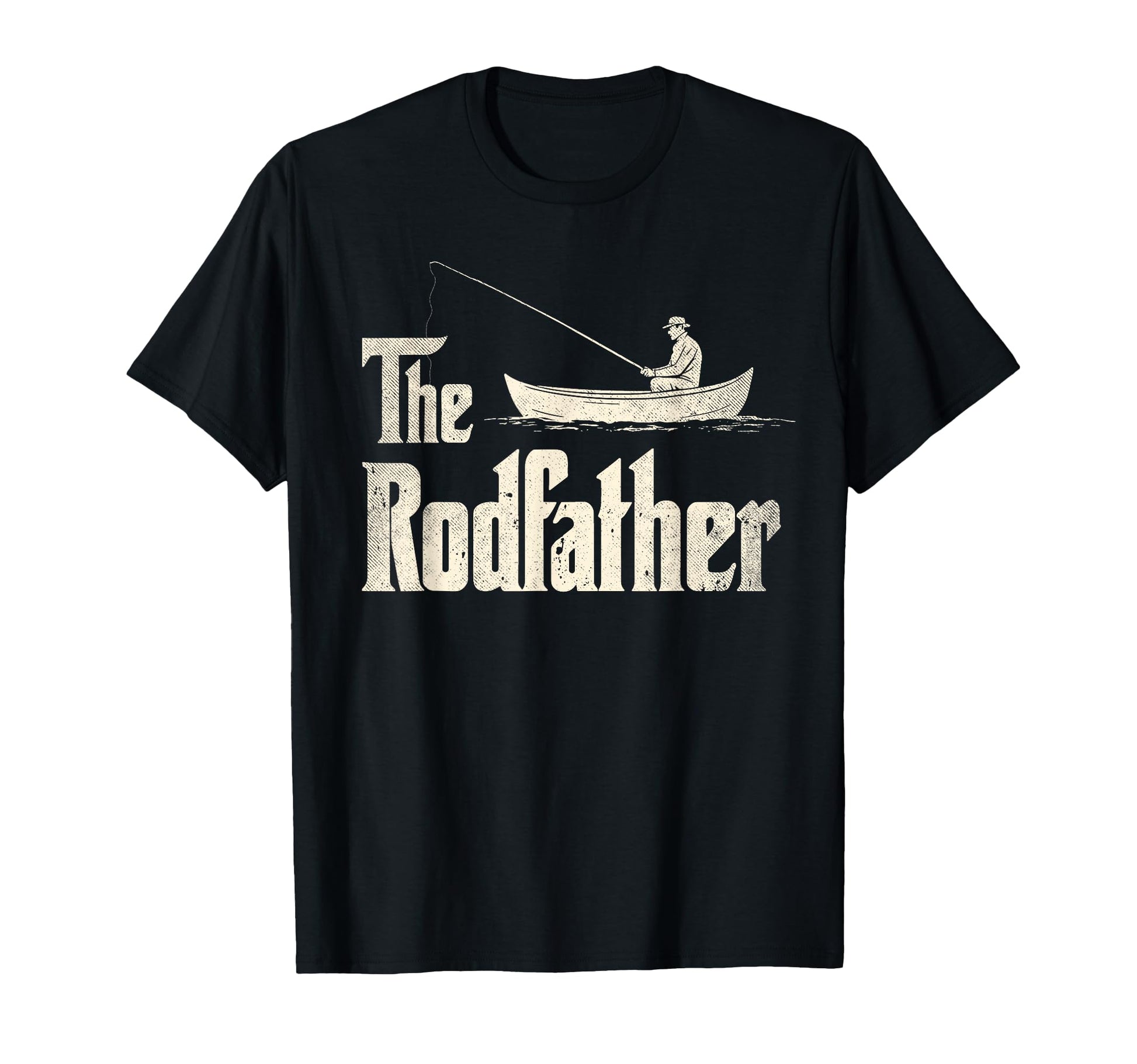Rodfather Funny Fishing Dad Fish Fan T-Shirt - Custom Art Print Men Women - T-Shirt, Sweatshirt, Hoodie