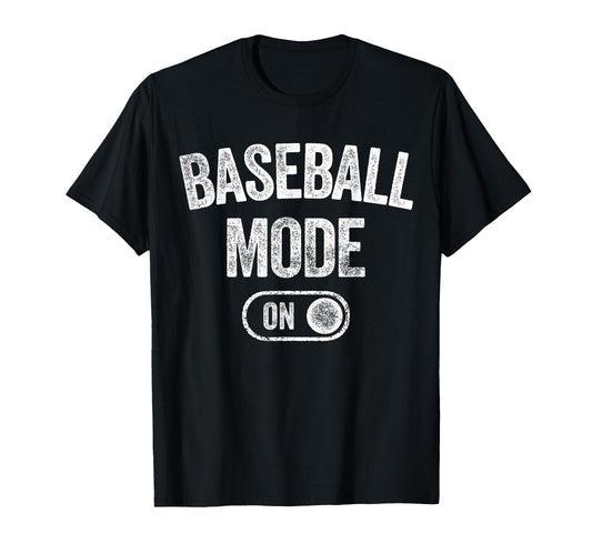 Baseball Mode Funny Slugger Gift Dad T-Shirt - Streetwear Style for Adults - T-Shirt, Sweatshirt, Hoodie