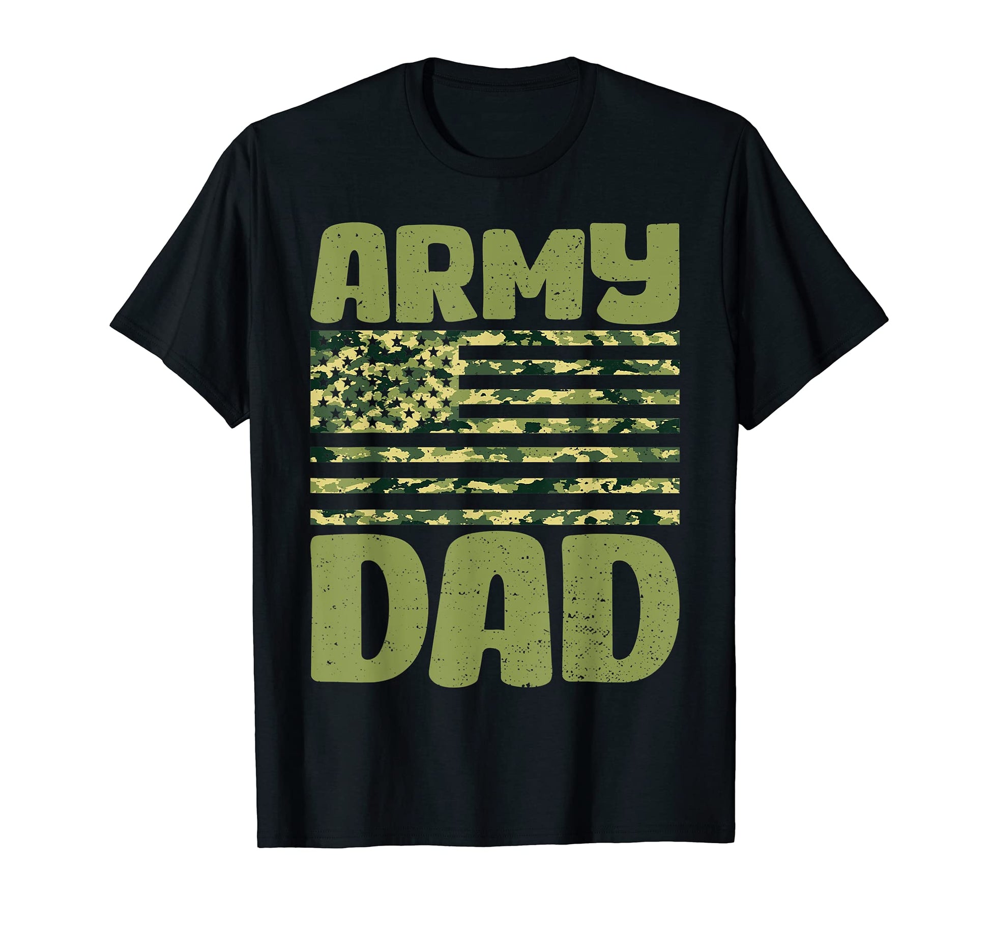 Army Dad Fathers Day American Flag T-Shirt - Custom Art Print for Adults - T-Shirt, Sweatshirt, Hoodie