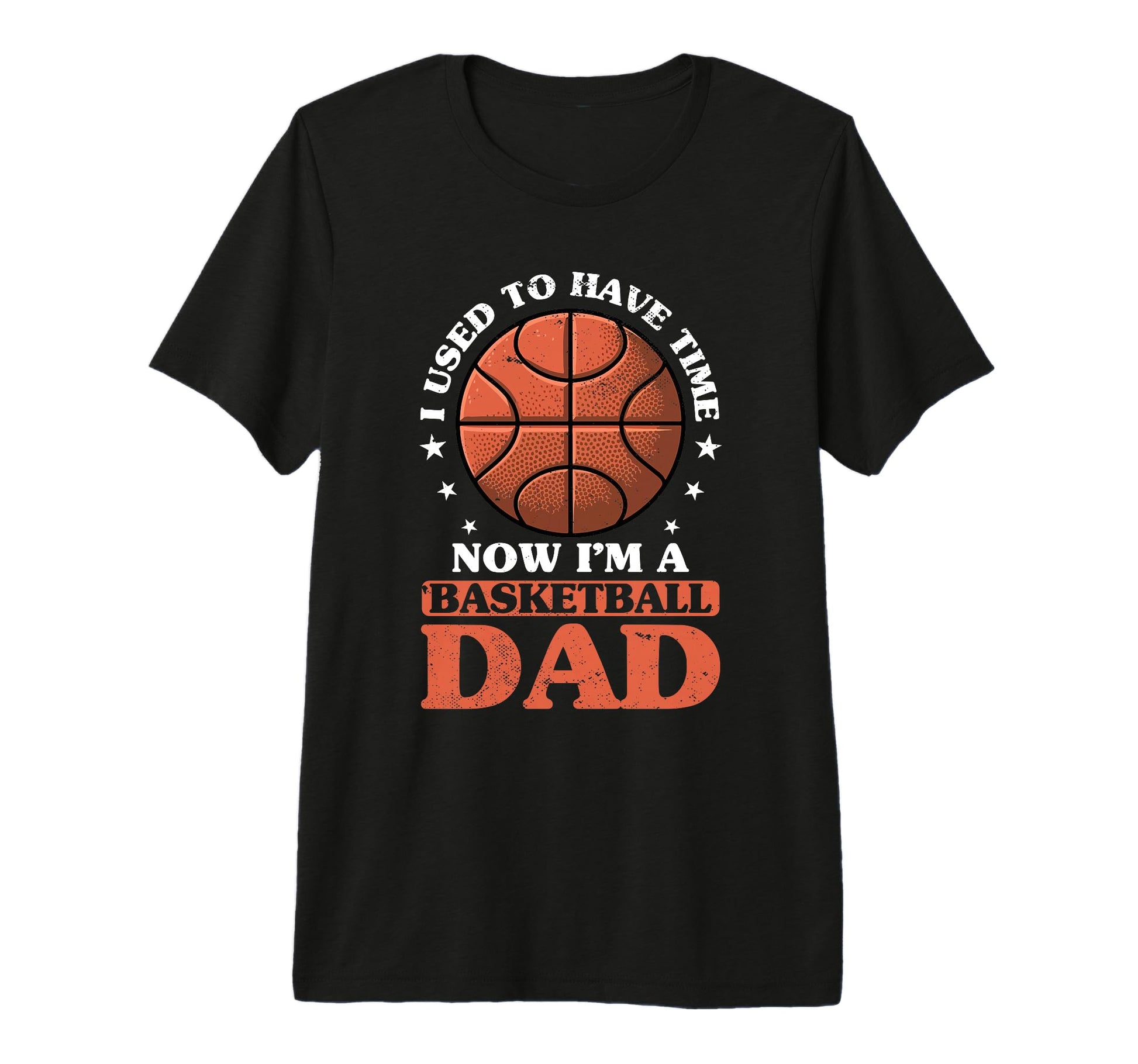 Fathers Day Basketball Dad Game Day Tri T-Shirt - Novelty Apparel Unisex - T-Shirt, Sweatshirt, Hoodie