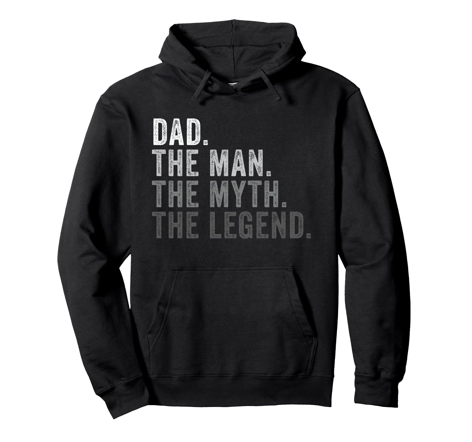 Dad Myth Legend Fathers Day Hoodie - Graphic Print for Adults - T-Shirt, Sweatshirt, Hoodie
