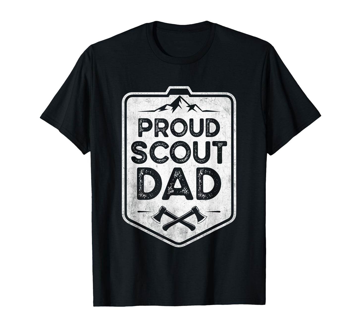 Proud Scout Dad Camping Scouting T-Shirt - Casual Everyday Wear for Adults - T-Shirt, Sweatshirt, Hoodie