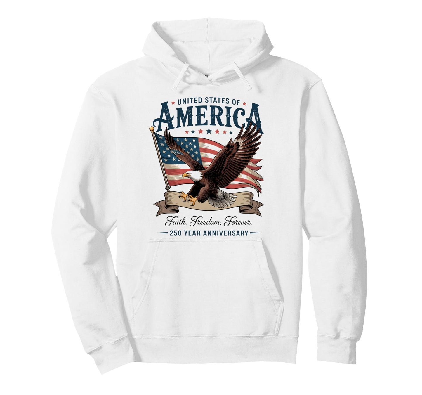 250Th Anniversary America 4Th Hoodie - Casual Everyday Wear for Adults - T-Shirt, Sweatshirt, Hoodie