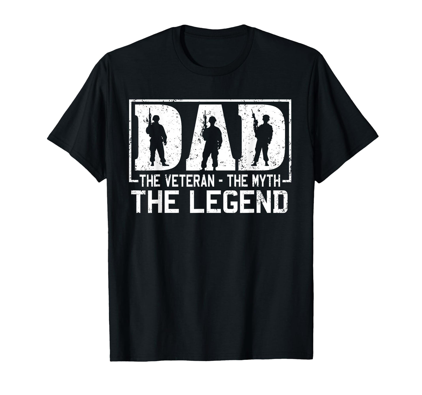 Dad Veteran Myth Legend Grandpa T-Shirt - Casual Everyday Wear for Adults - T-Shirt, Sweatshirt, Hoodie