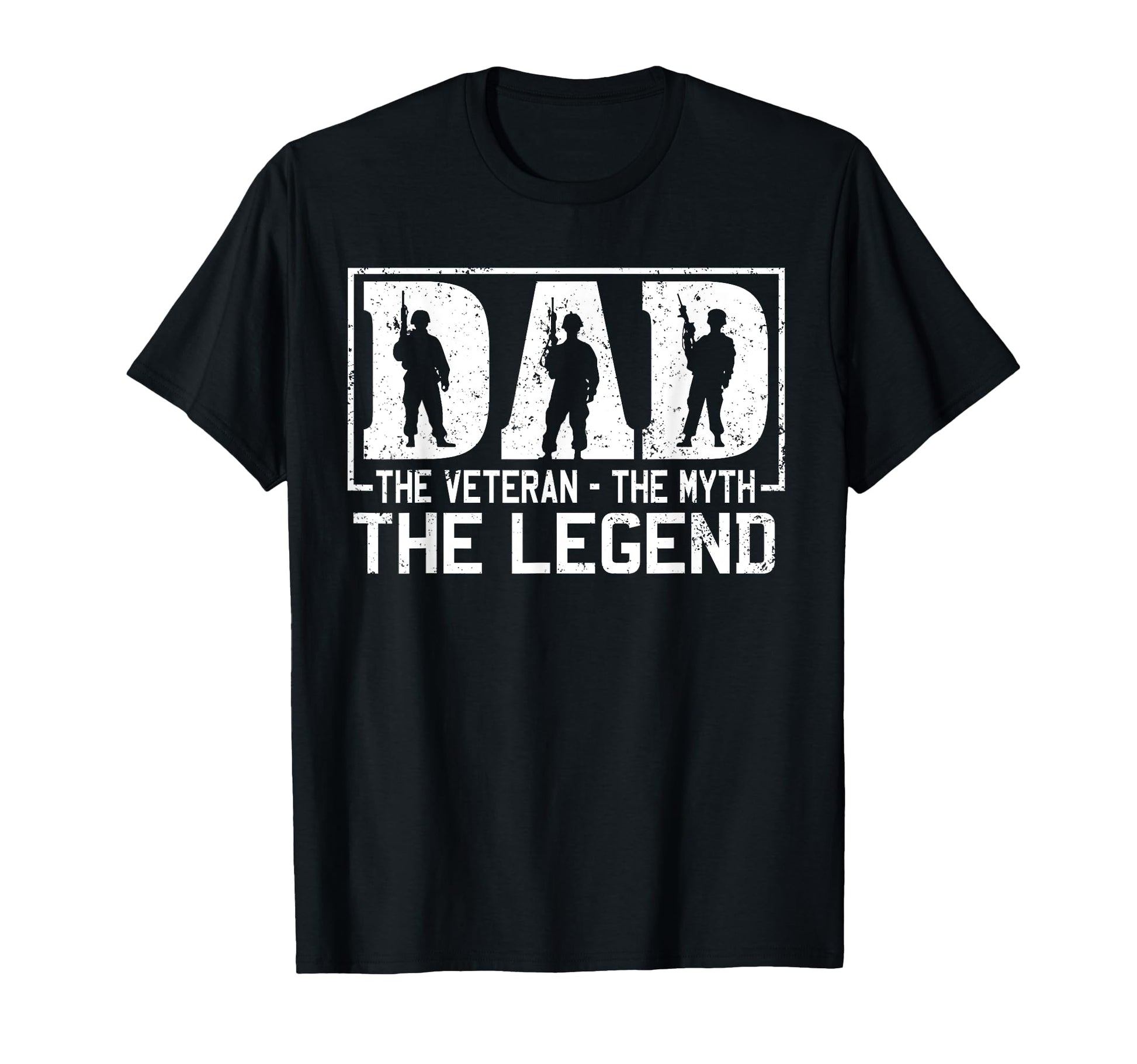 Dad Veteran Myth Legend Grandpa T-Shirt - Casual Everyday Wear for Adults - T-Shirt, Sweatshirt, Hoodie