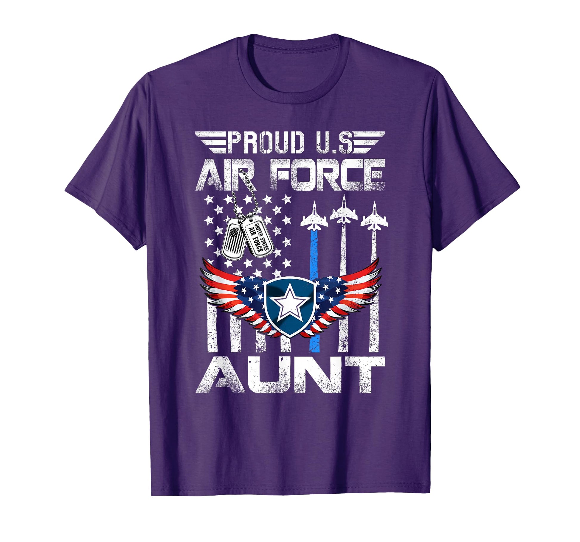Proud Us Air Force Aunt Flag Air Force T-Shirt - Unique Graphic for Adults - T-Shirt, Sweatshirt, Hoodie