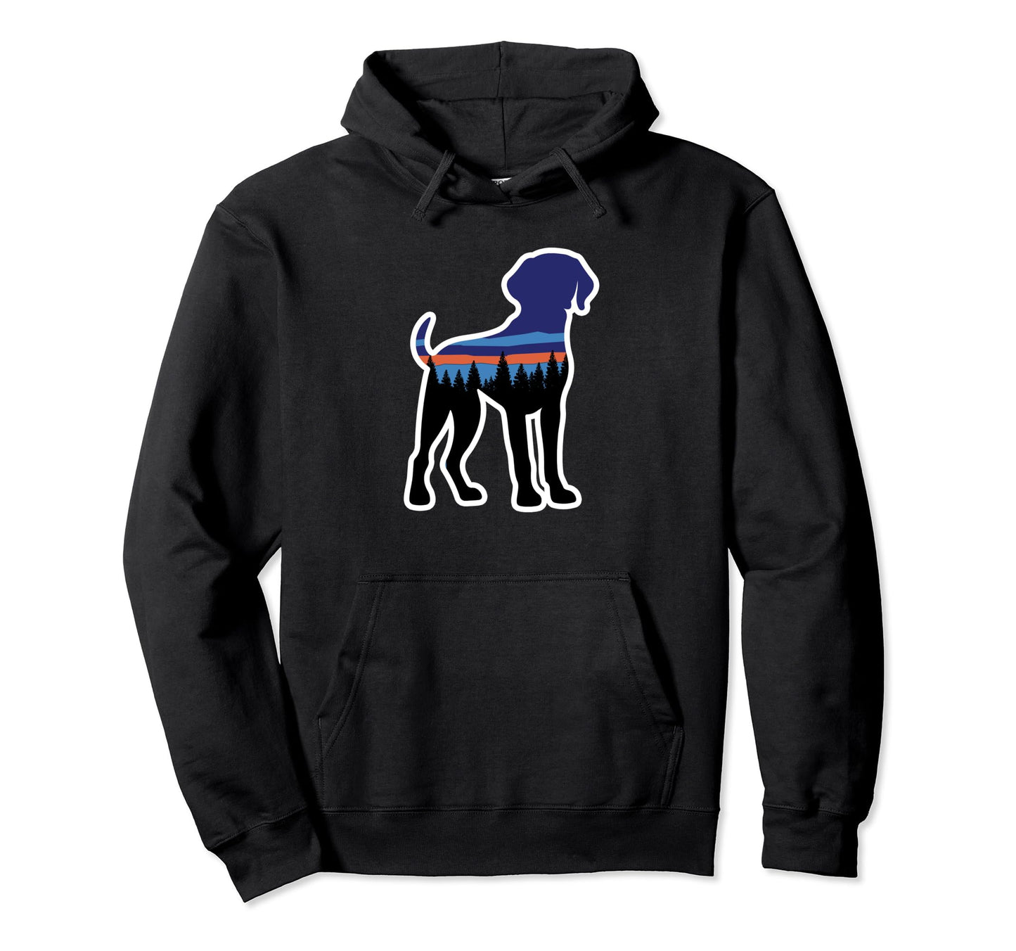 German Shorthaired Dog Trail Hiking Hoodie - Minimalist Print Unisex - T-Shirt, Sweatshirt, Hoodie