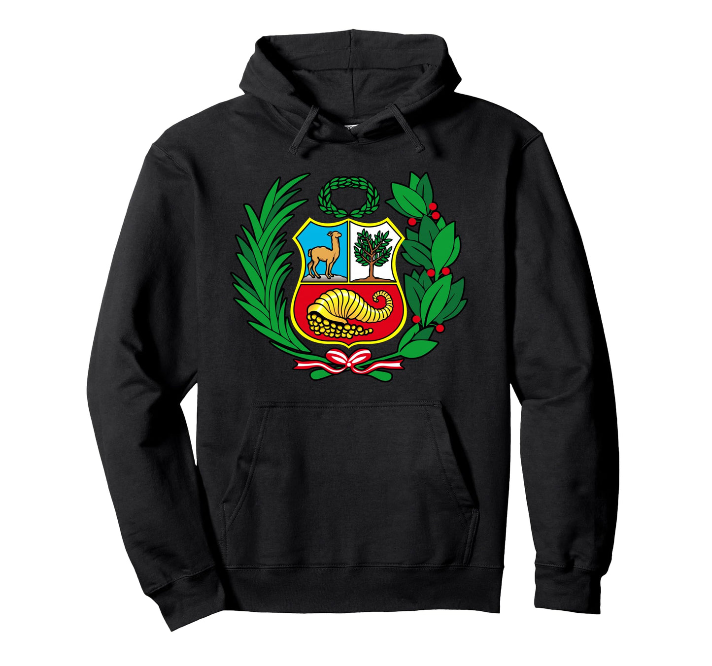 Peru Coat Arms Lima Cusco Peruvian Hoodie - Custom Art Print for Adults - T-Shirt, Sweatshirt, Hoodie