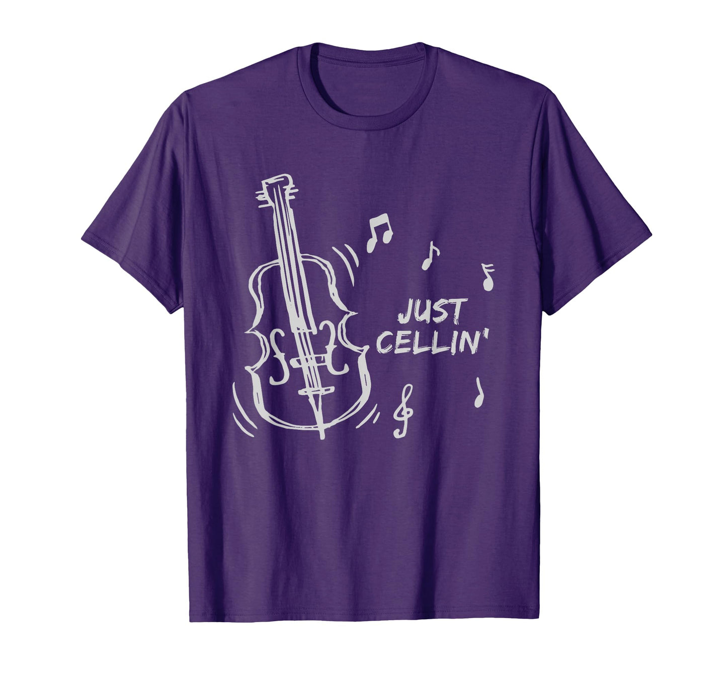 Just Cellin Musician Cellist Music T-Shirt - Aesthetic Graphic Unisex - T-Shirt, Sweatshirt, Hoodie