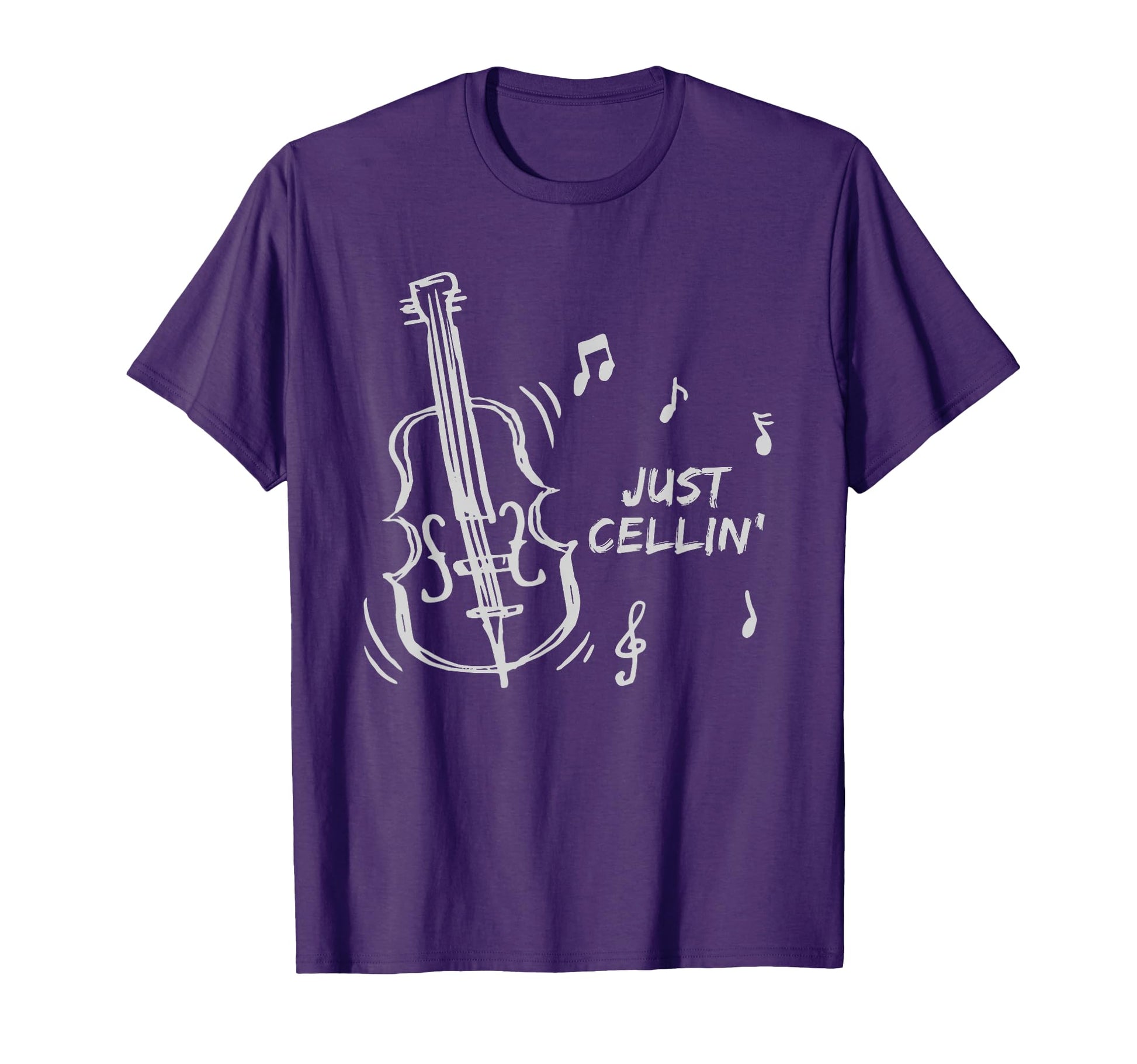 Just Cellin Musician Cellist Music T-Shirt - Aesthetic Graphic Unisex - T-Shirt, Sweatshirt, Hoodie