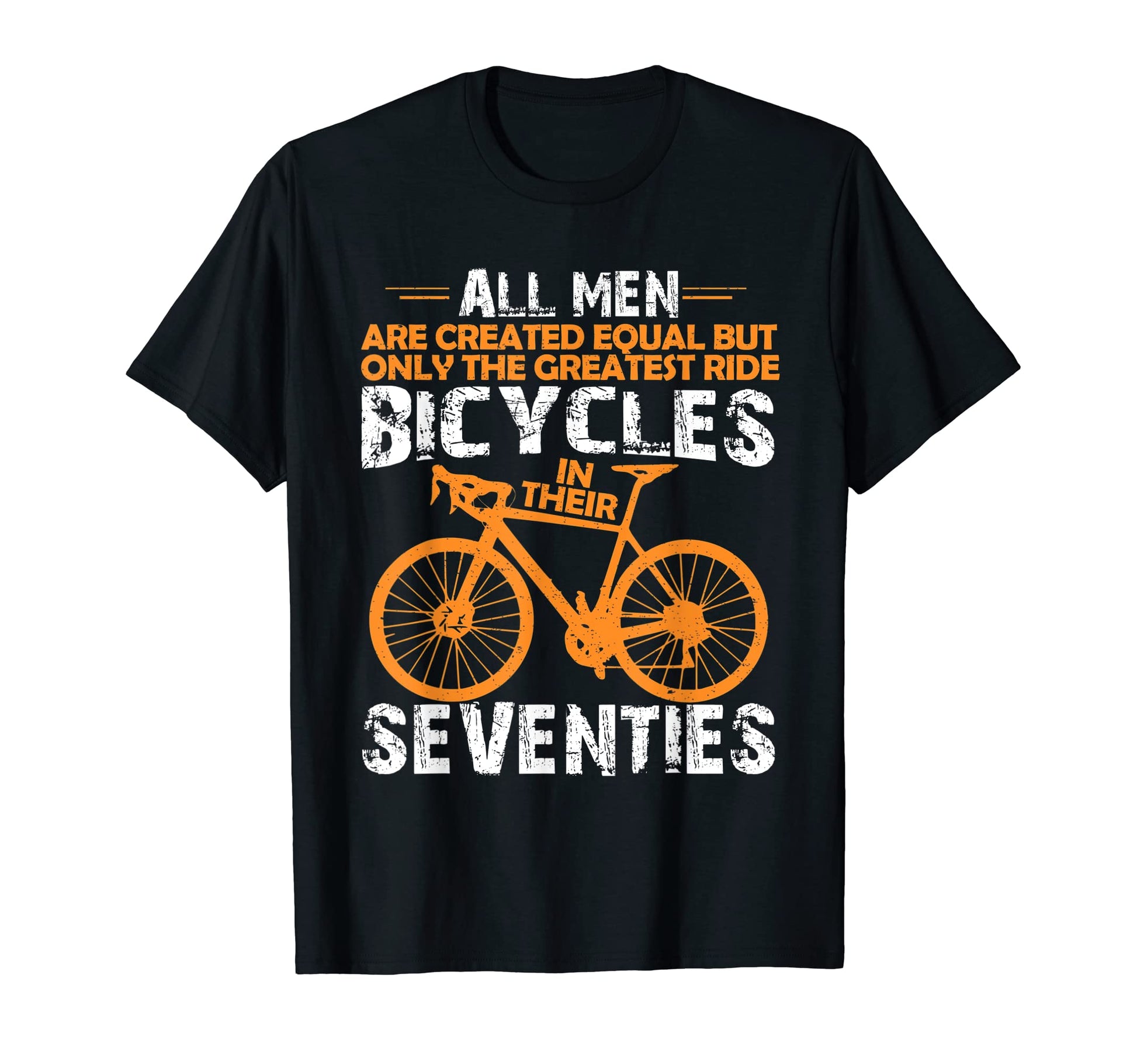 Funny 70Th Birthday Cyclist Cycling Lovers T-Shirt - Unique Graphic Unisex - T-Shirt, Sweatshirt, Hoodie