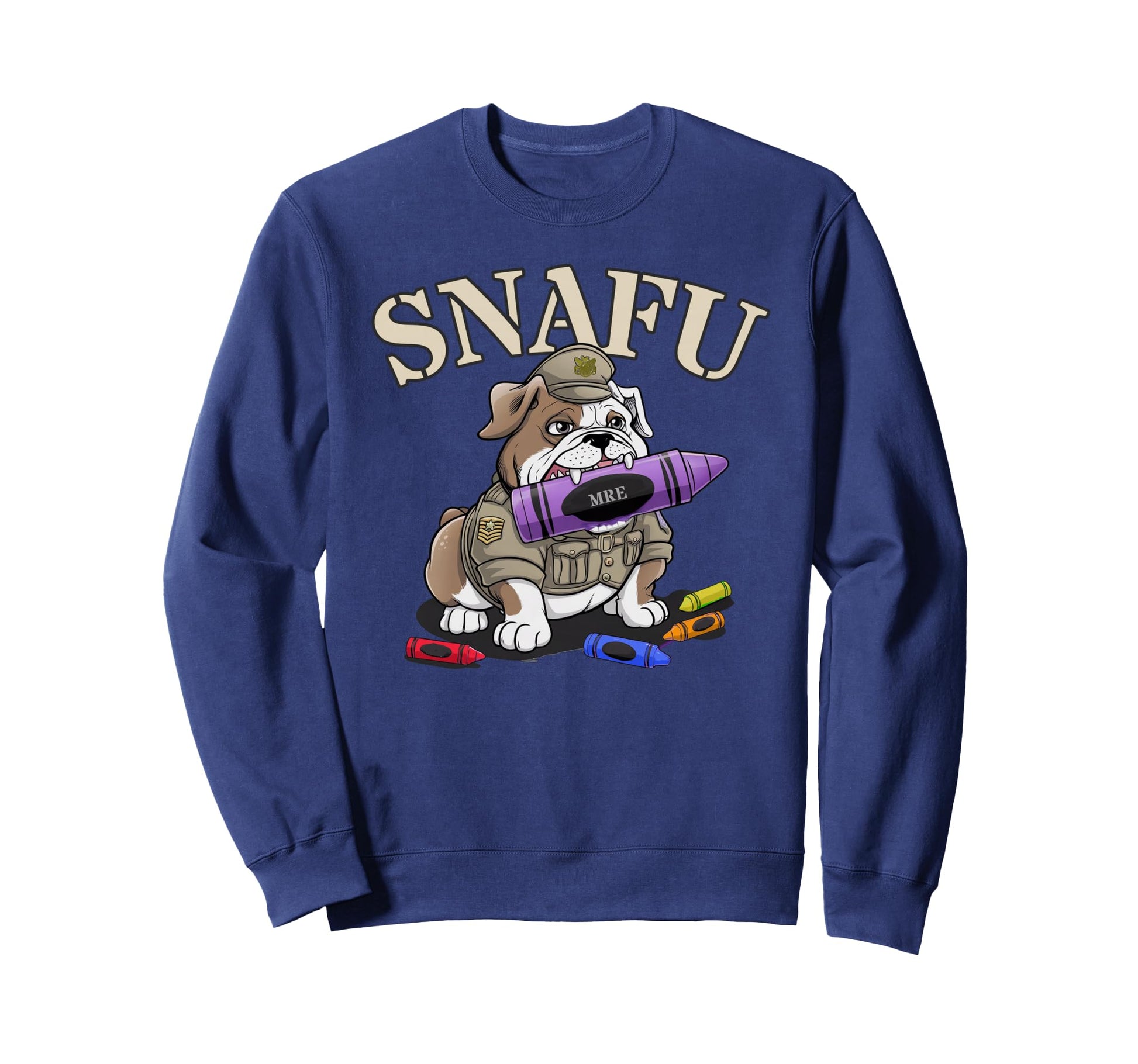 Sarcastic Snafu I Eat Crayons Mre Eater Sweatshirt - Unique Graphic Unisex - T-Shirt, Sweatshirt, Hoodie