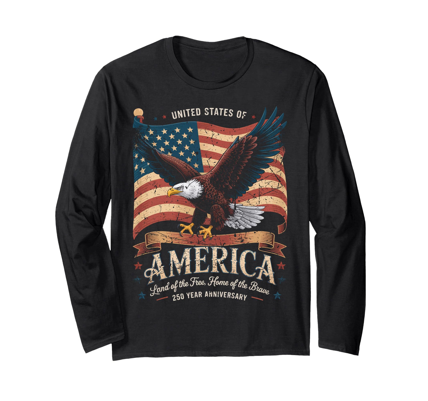 United States Anniversary American Hoodie - Custom Art Print for Adults - T-Shirt, Sweatshirt, Hoodie