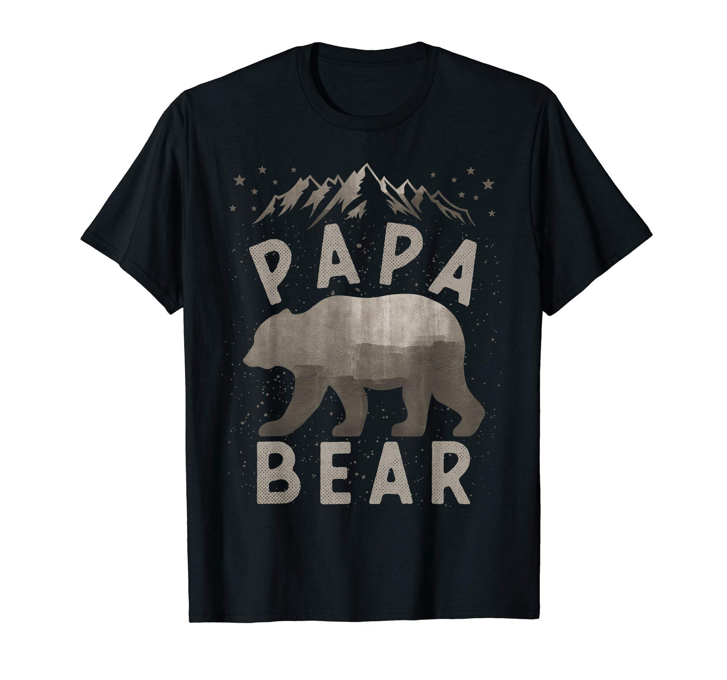 Mens Papa Bear Camping Dad Hiking Daddy T-Shirt - Graphic Print Unisex - T-Shirt, Sweatshirt, Hoodie
