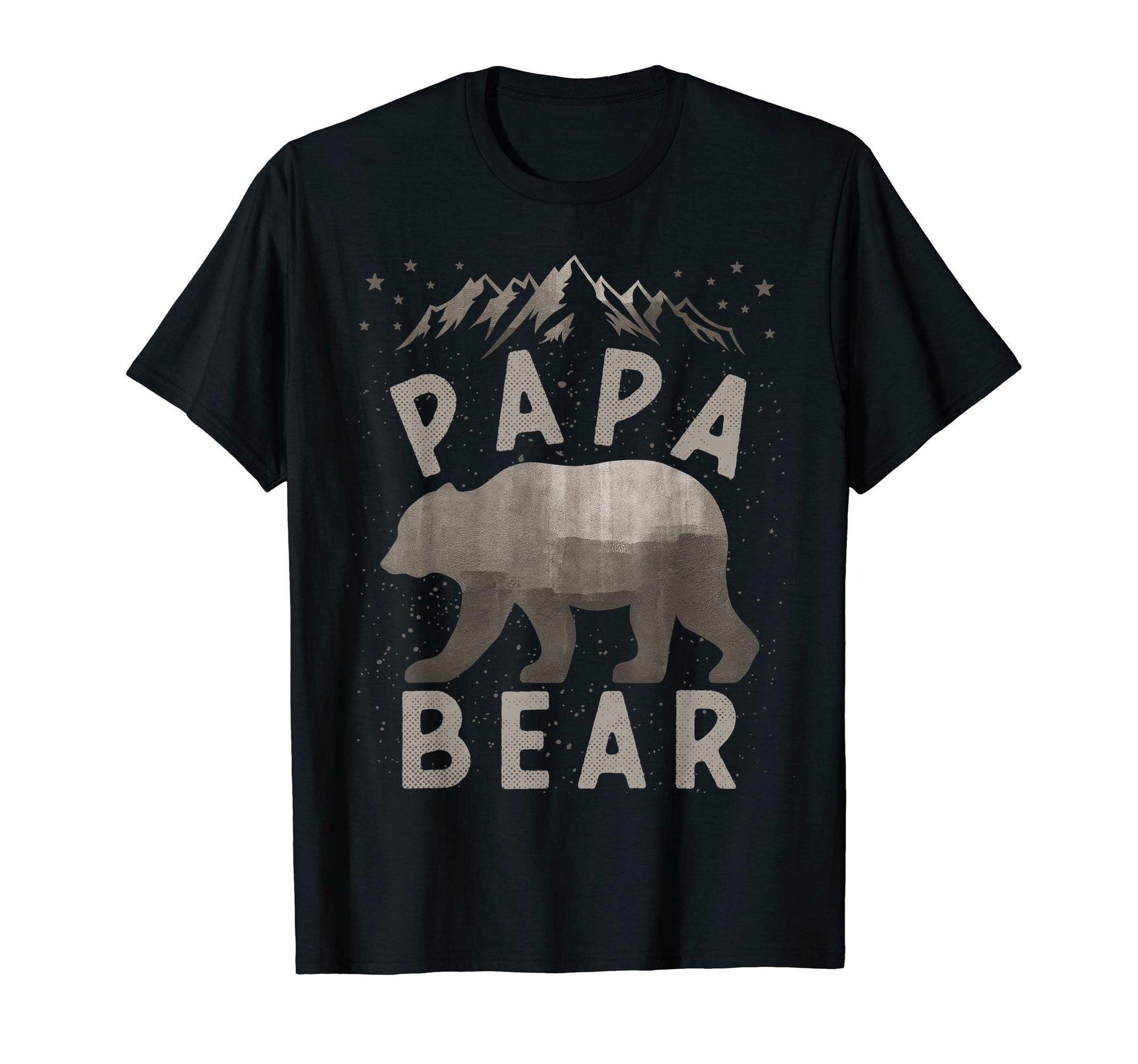Mens Papa Bear Camping Dad Hiking Daddy T-Shirt - Graphic Print Unisex - T-Shirt, Sweatshirt, Hoodie
