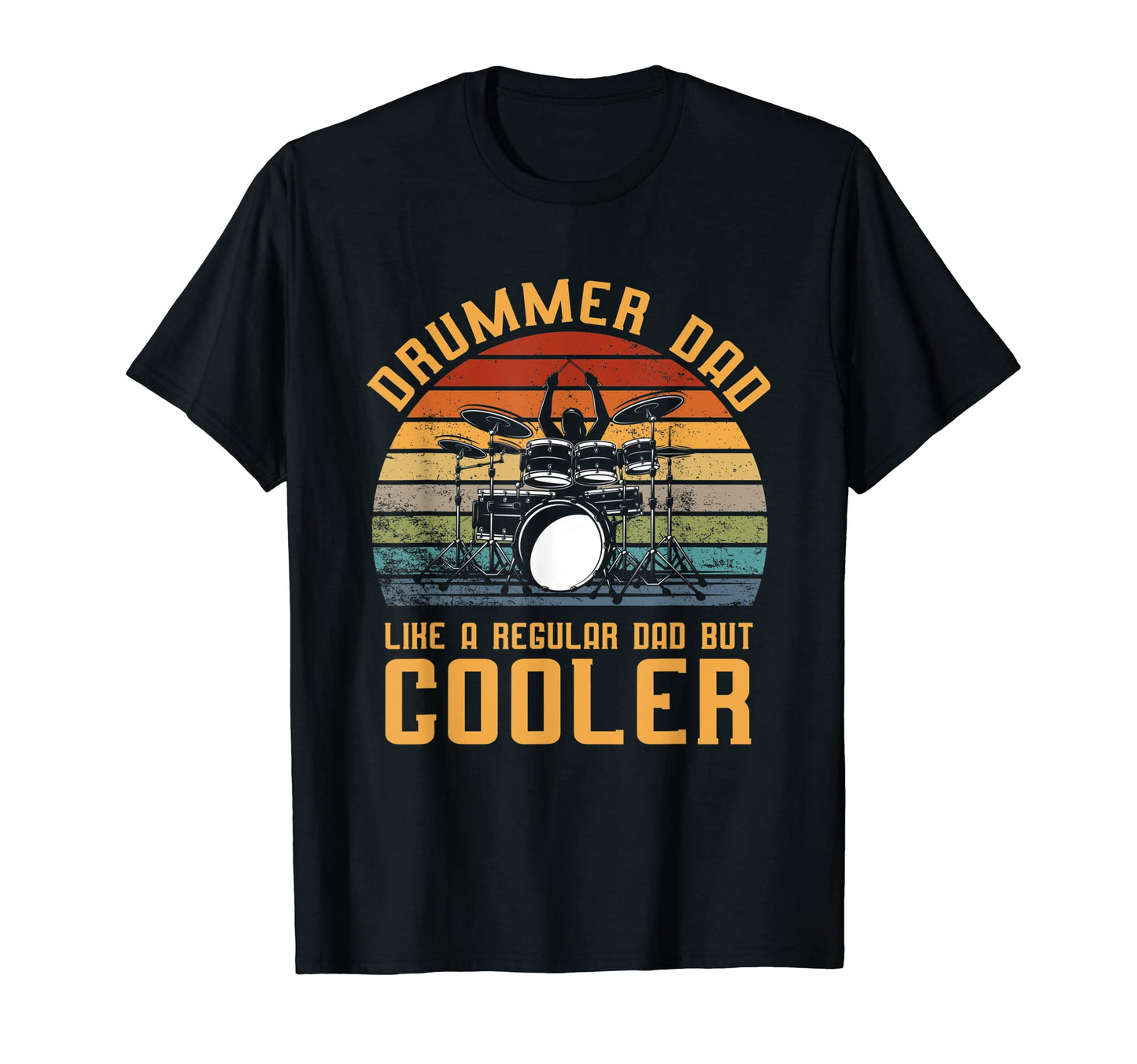 Drummer Dad Fathers Day Drumfather T-Shirt - Trendy Graphic for Adults - T-Shirt, Sweatshirt, Hoodie