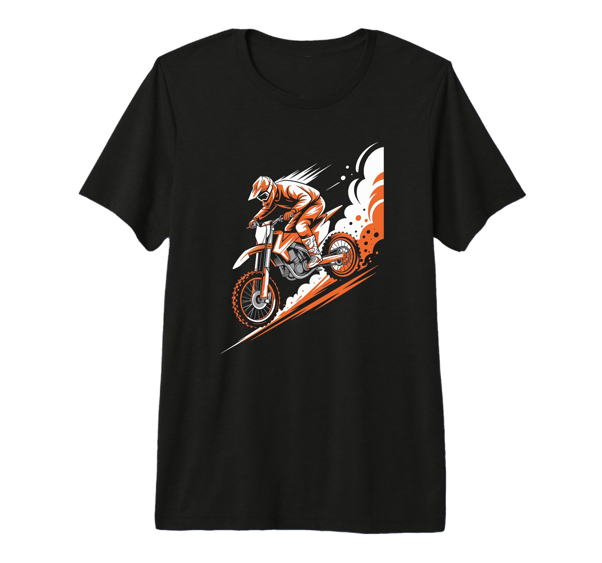 Motocross Dad Enjoys Riding His Off Road T-Shirt - Unique Graphic Unisex - T-Shirt, Sweatshirt, Hoodie