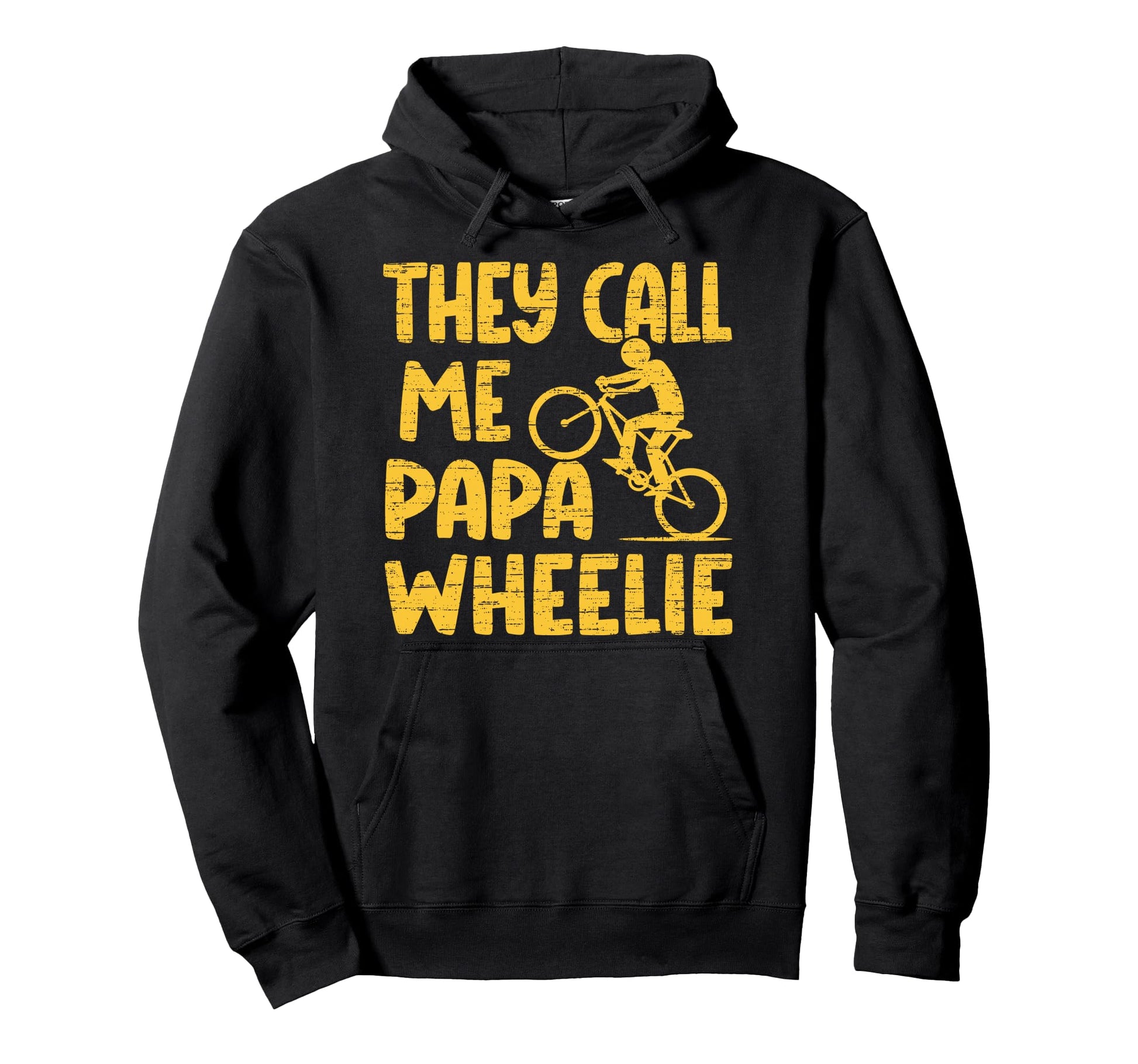 They Call Me Papa Mens Mountain Biking Hoodie - Unique Graphic for Adults - T-Shirt, Sweatshirt, Hoodie