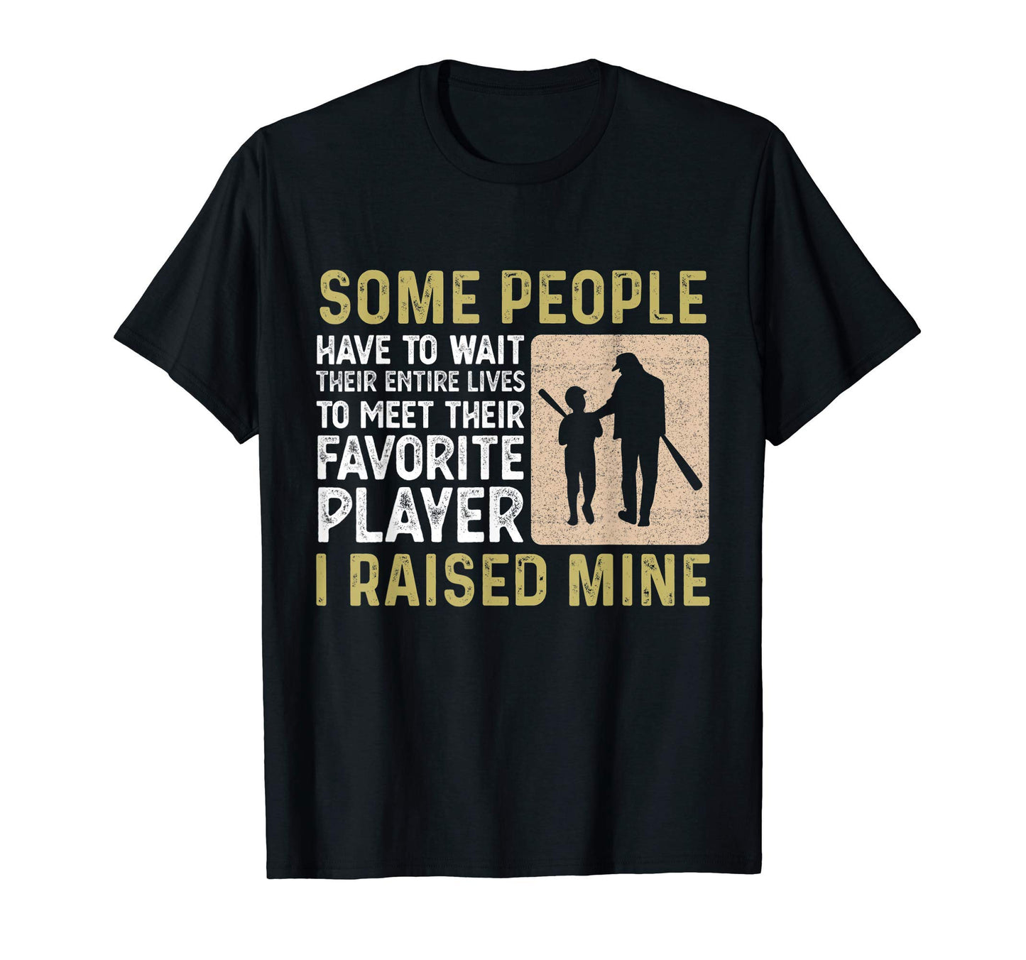 Baseball Some People Have To Wait Their T-Shirt - Trendy Graphic Unisex - T-Shirt, Sweatshirt, Hoodie