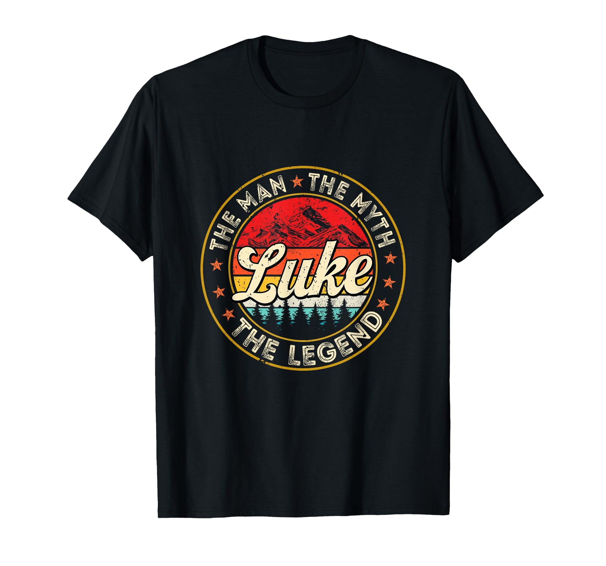 Luke Myth Legend Personalized Name T-Shirt - Custom Art Print Unisex - T-Shirt, Sweatshirt, Hoodie