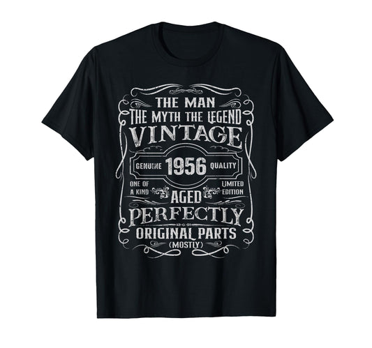 1956 Myth Legend 70 Year Old Gifts T-Shirt - Minimalist Print for Adults - T-Shirt, Sweatshirt, Hoodie