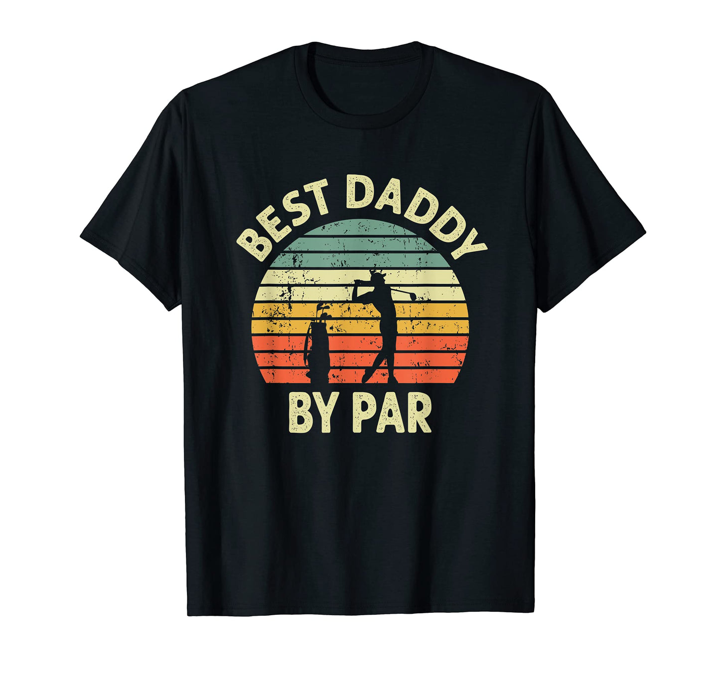 Mens Best Daddy Par Golf Themed Golfer T-Shirt - Minimalist Print Unisex - T-Shirt, Sweatshirt, Hoodie