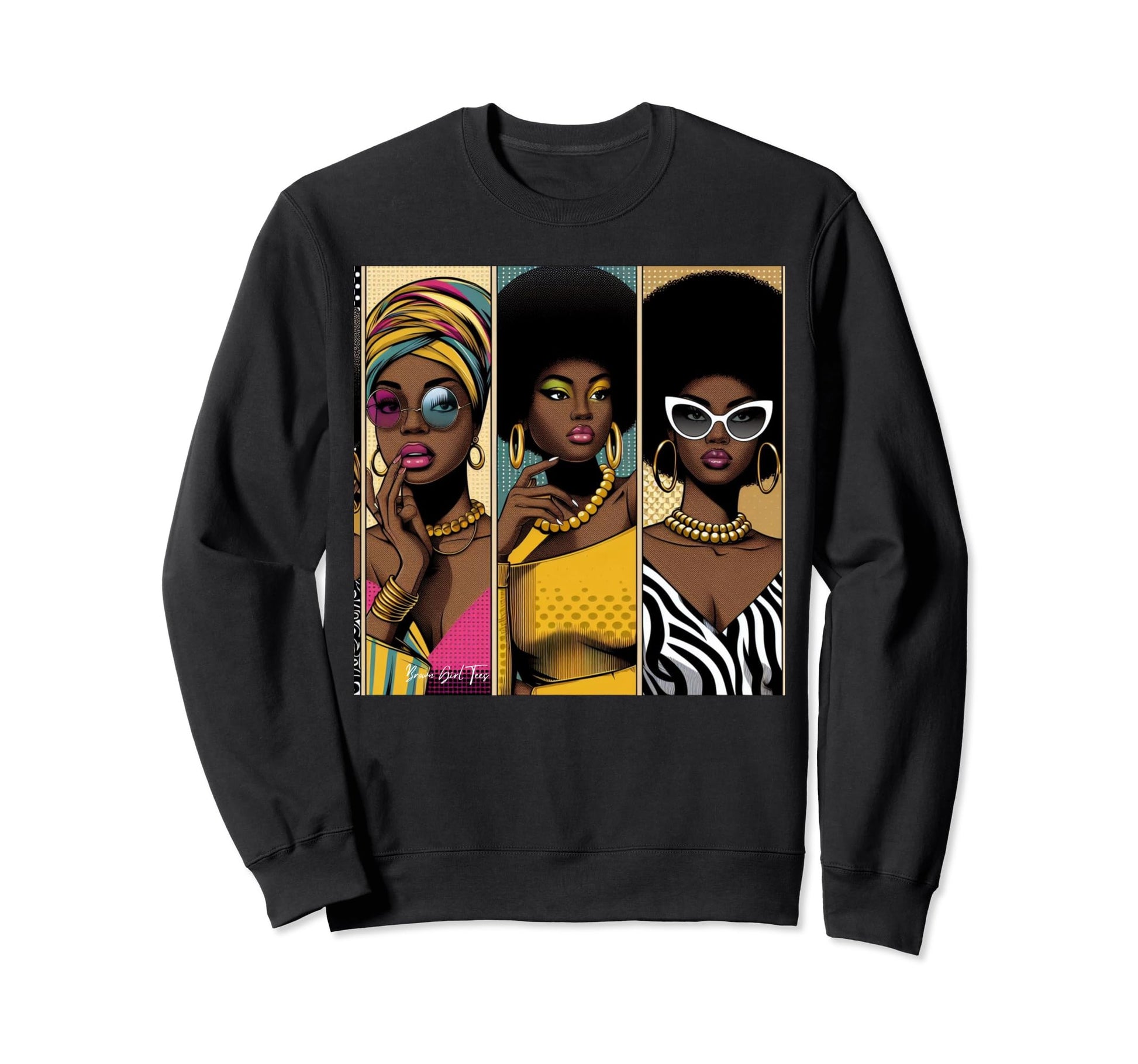 Pop Art Sisters Sweatshirt - Novelty Apparel Men Women - T-Shirt, Sweatshirt, Hoodie