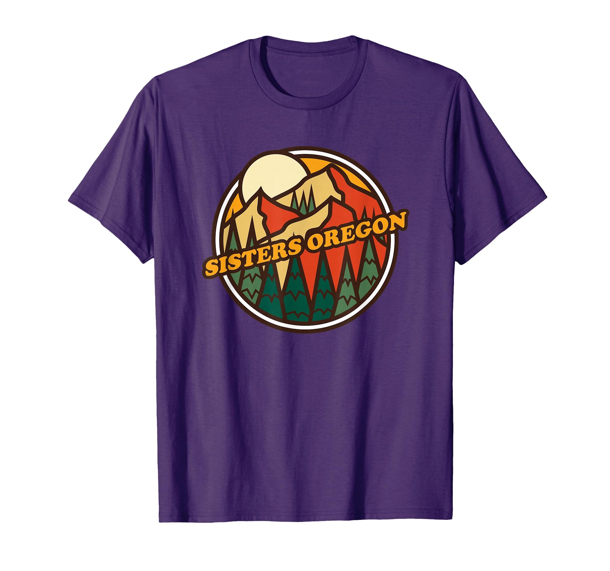 Sisters Oregon Mountain Hiking Souvenir T-Shirt - Novelty Apparel Unisex - T-Shirt, Sweatshirt, Hoodie