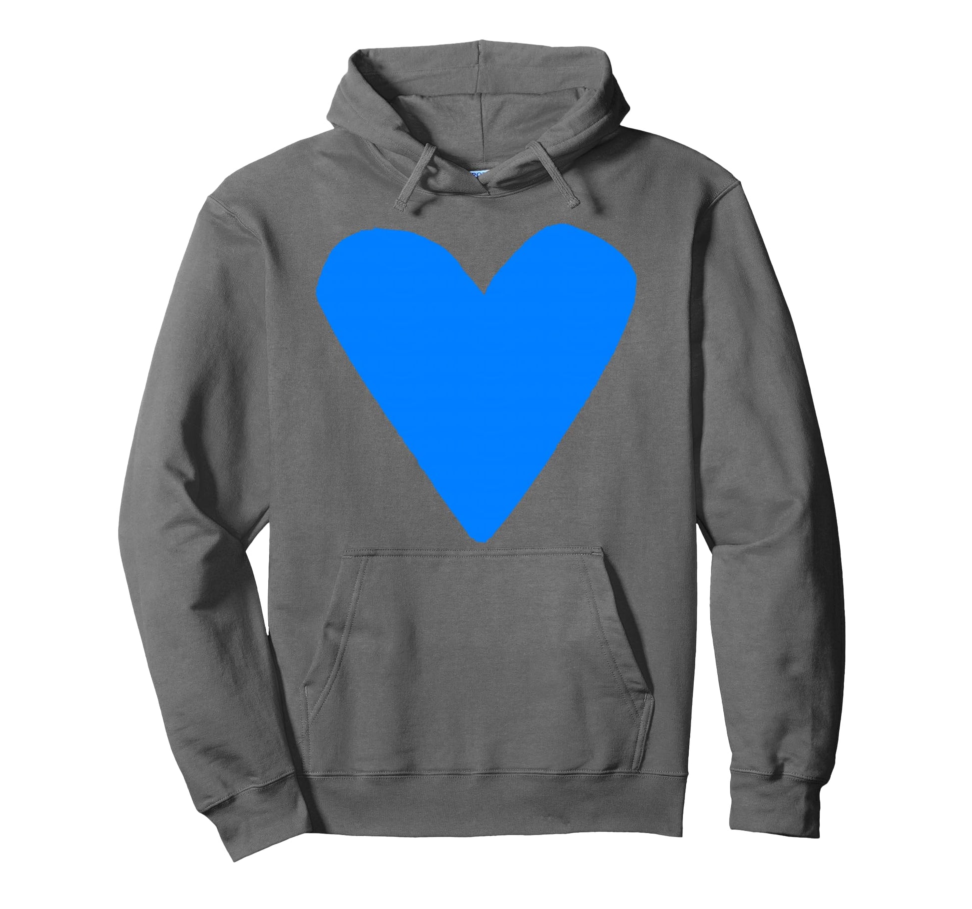 Blue Heart Green Hoodie - Fun Novelty Design Unisex - T-Shirt, Sweatshirt, Hoodie