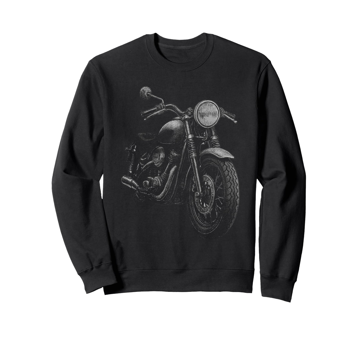 Motorcycle Mens Biker Sweatshirt - Unique Graphic Unisex - T-Shirt, Sweatshirt, Hoodie