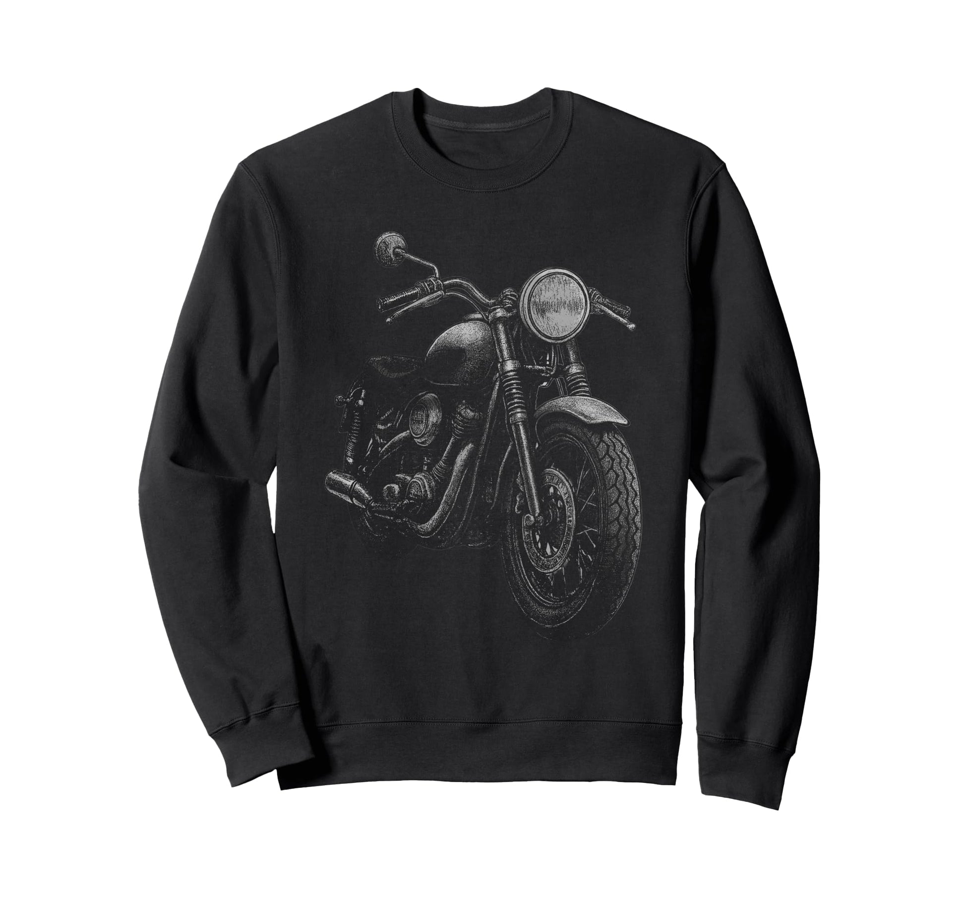 Motorcycle Mens Biker Sweatshirt - Unique Graphic Unisex - T-Shirt, Sweatshirt, Hoodie