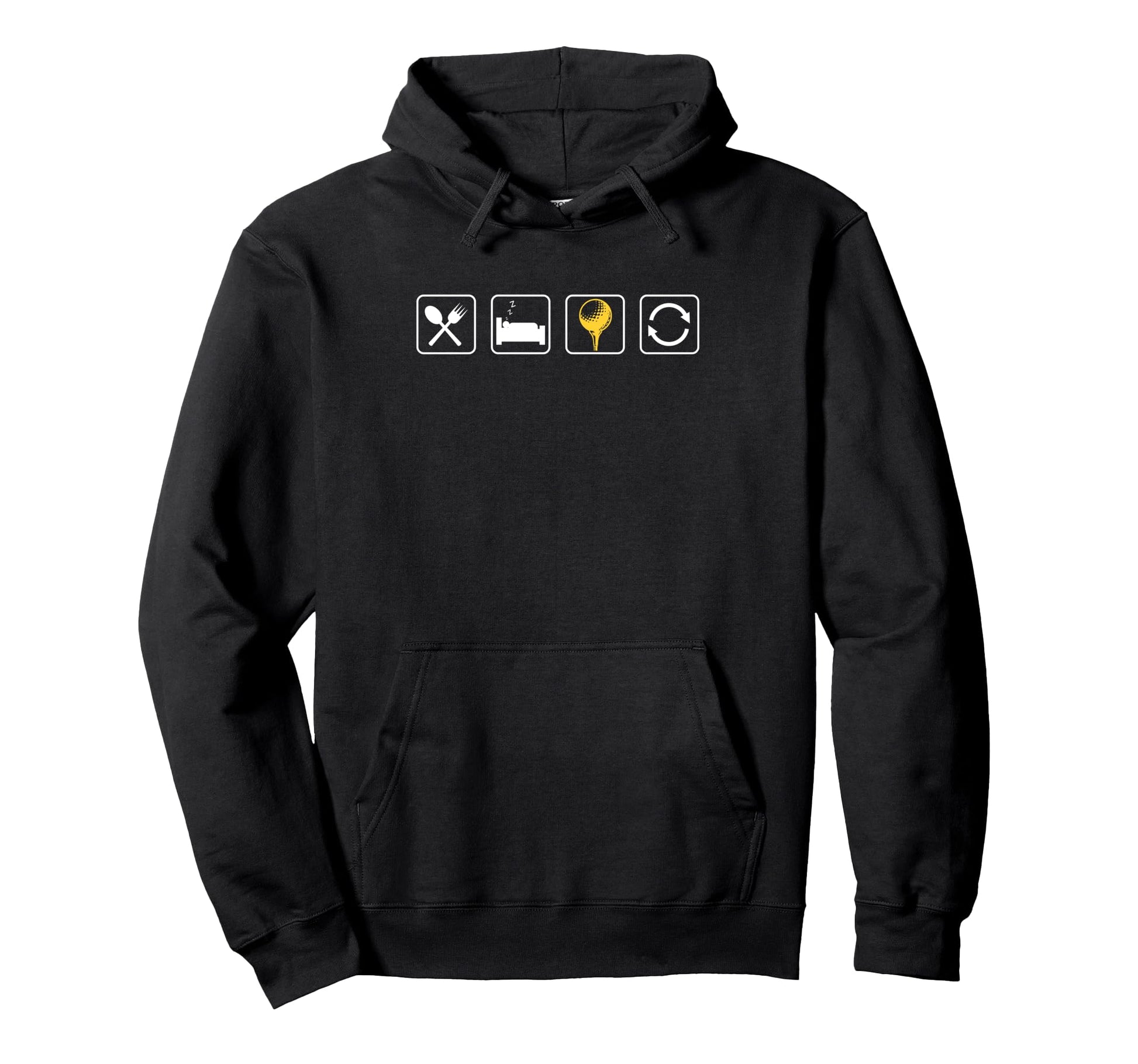Funny Par Dad Golf Matching Golfing I Hoodie - Minimalist Print for Adults - T-Shirt, Sweatshirt, Hoodie