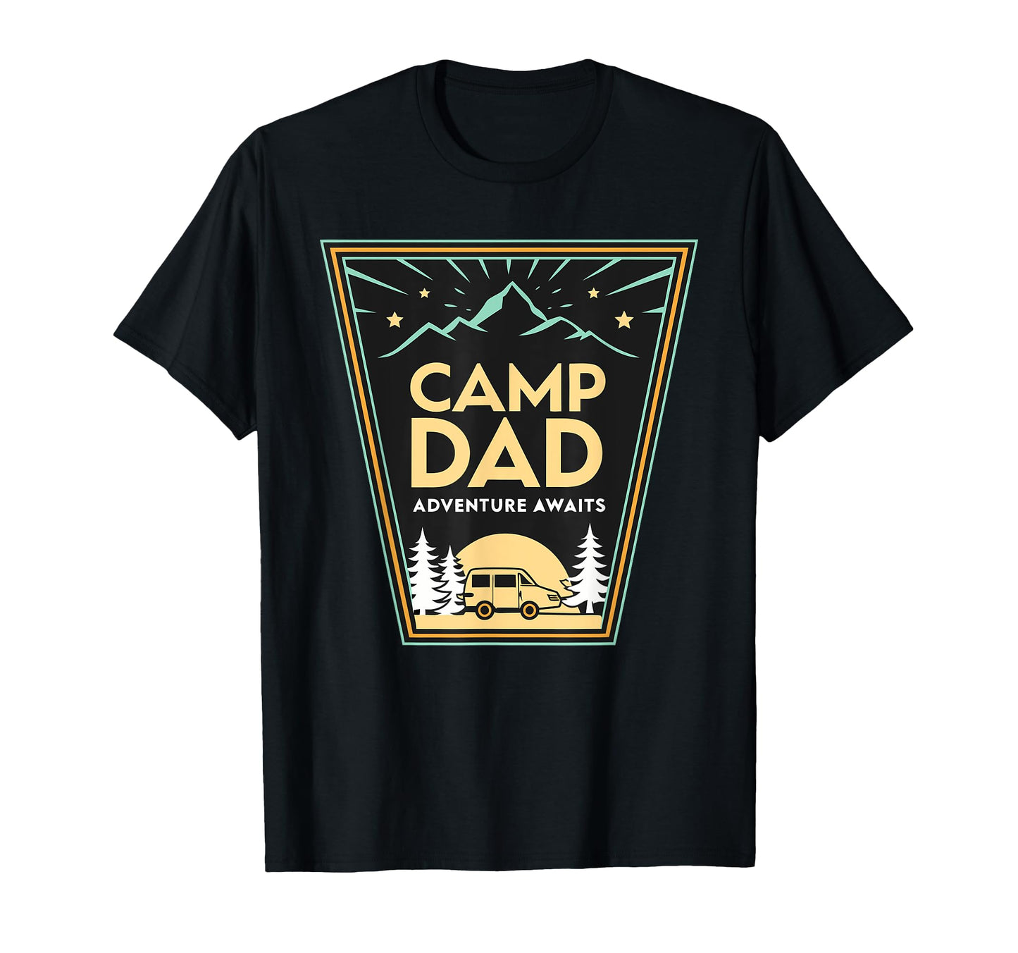Outdoor Dad Adventure Awaits Fathers T-Shirt - Minimalist Print for Adults - T-Shirt, Sweatshirt, Hoodie