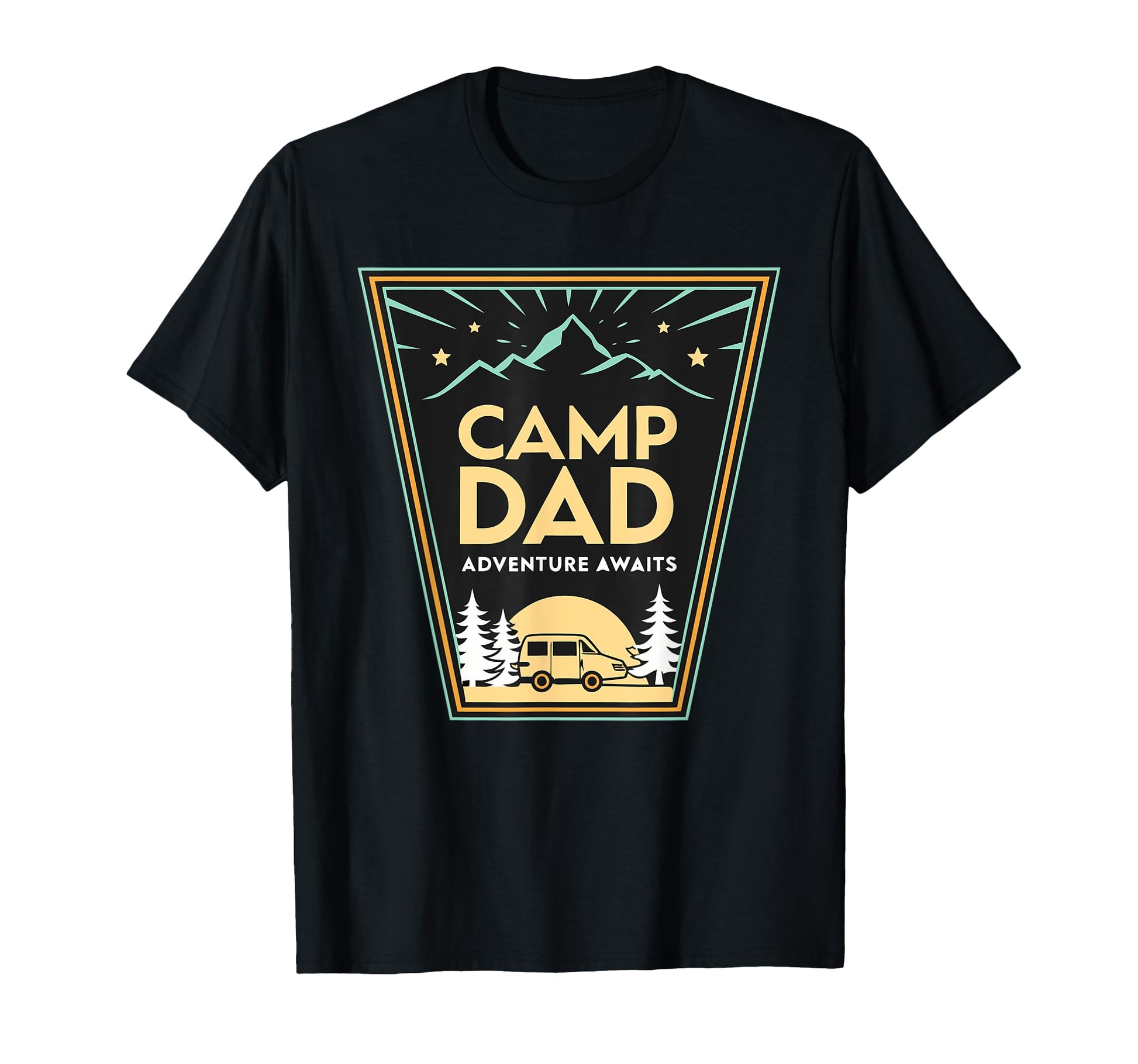 Outdoor Dad Adventure Awaits Fathers T-Shirt - Minimalist Print for Adults - T-Shirt, Sweatshirt, Hoodie