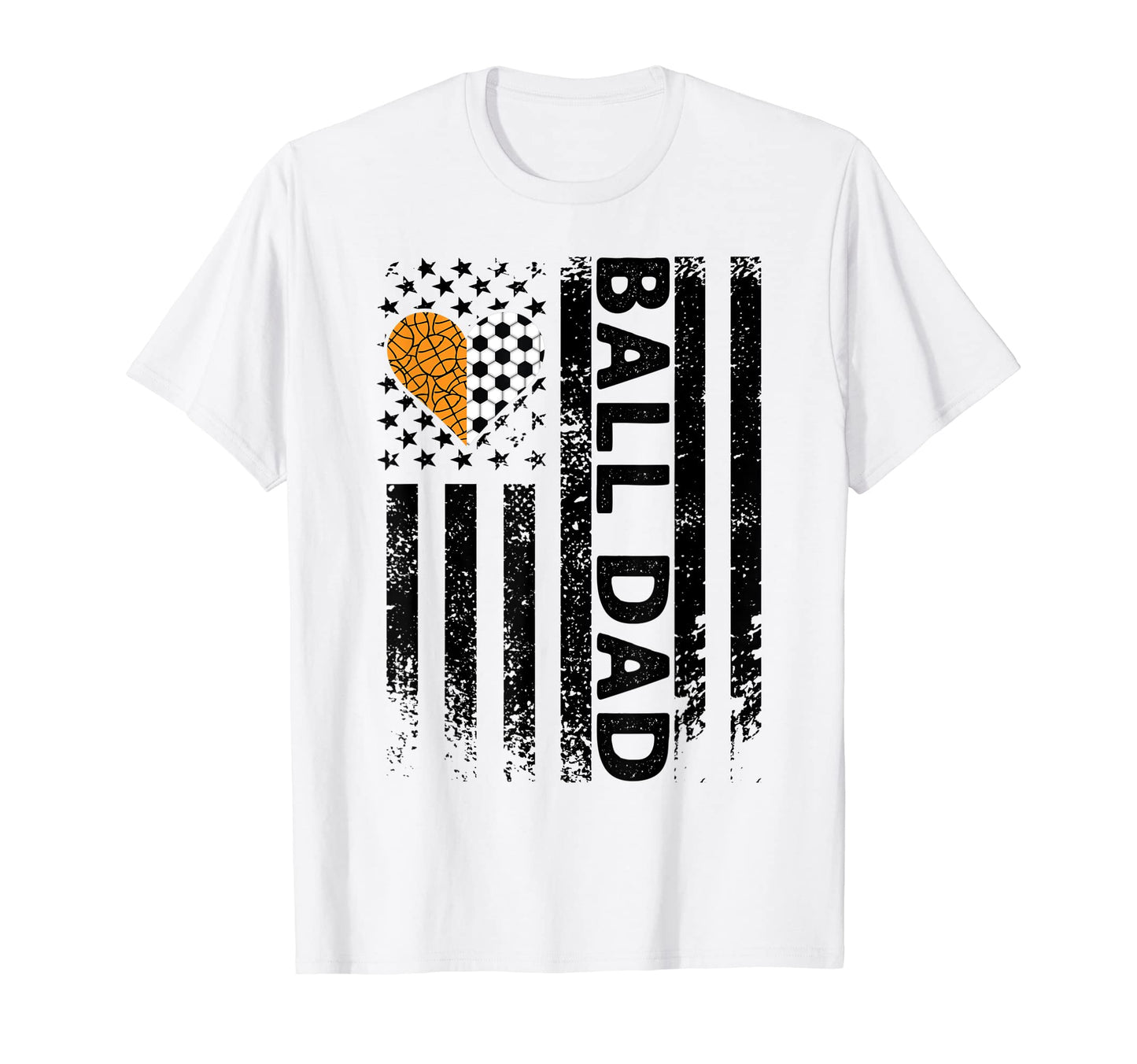 Mens Ball Dad Sport T-Shirt - Custom Art Print Unisex - T-Shirt, Sweatshirt, Hoodie