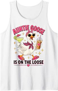 Auntie Goose is On The Loose Tank Top Unisex T-shirt, Sweatshirt, Hoodie, Long Sleeve Tee - T-Shirt, Sweatshirt, Hoodie
