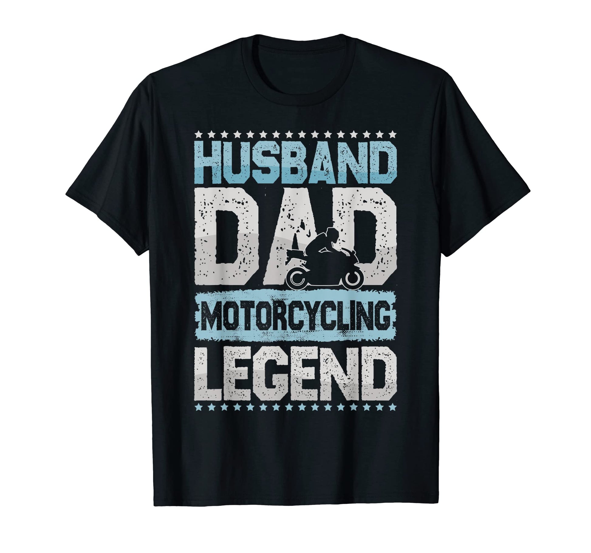 Biker Husband Dad Motorcycle Legend T-Shirt - Novelty Apparel for Adults - T-Shirt, Sweatshirt, Hoodie