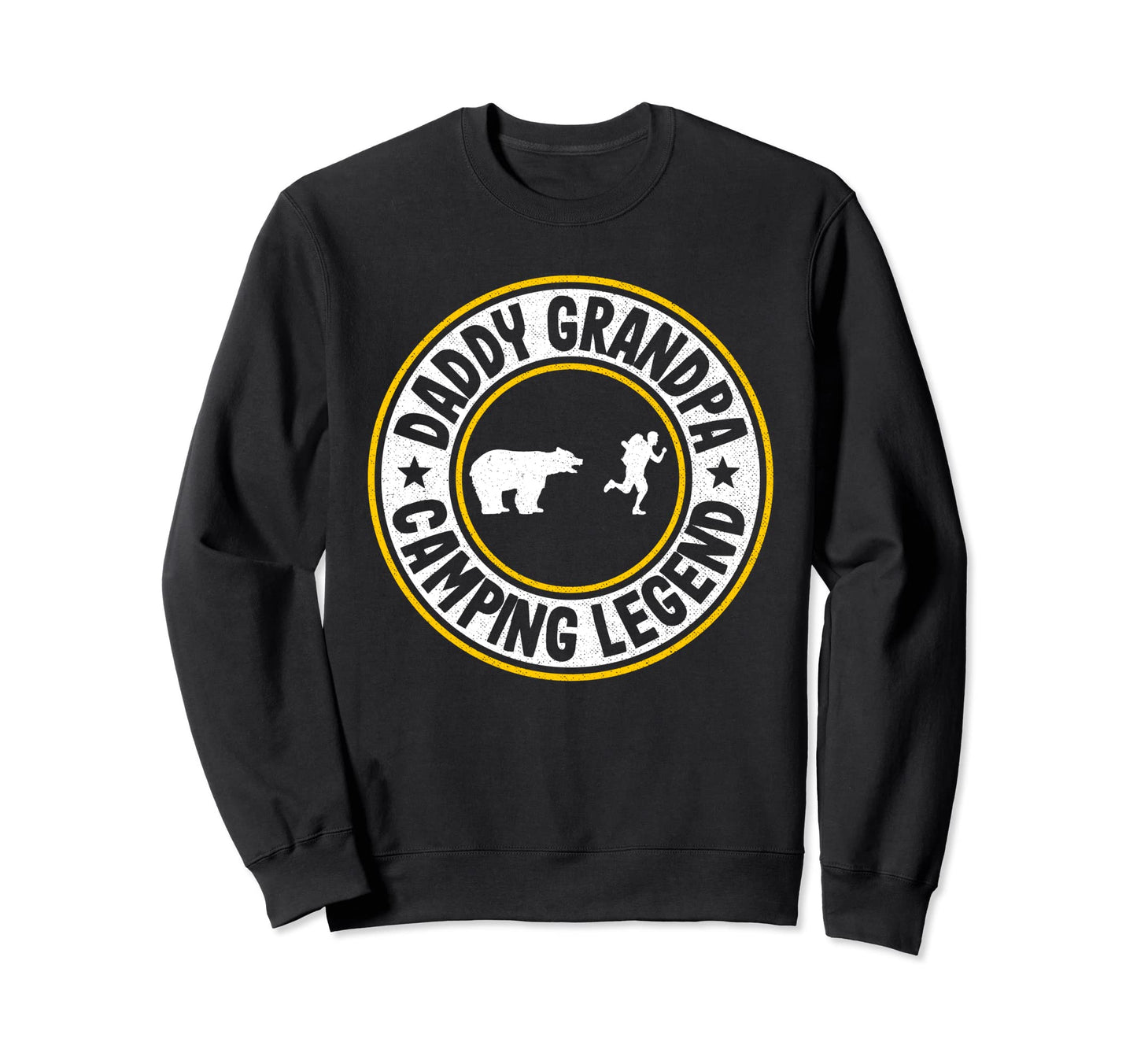 Daddy Grandpa Camping Legend Rv Camper Sweatshirt - Novelty Apparel Unisex - T-Shirt, Sweatshirt, Hoodie