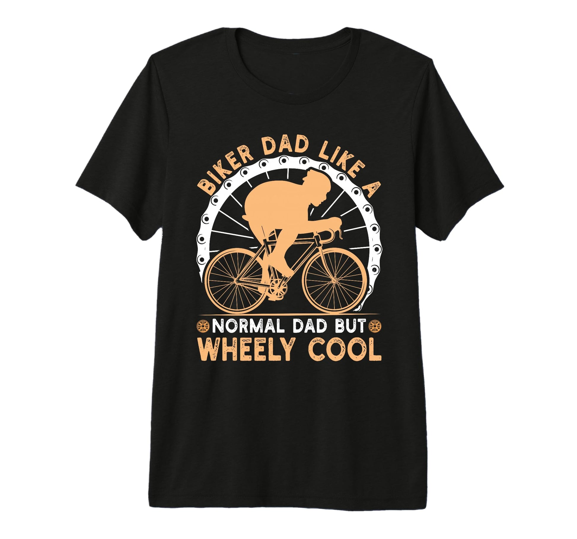 Mens Biker Dad Like Normal Bicycle T-Shirt - Fun Novelty Design for Adults - T-Shirt, Sweatshirt, Hoodie