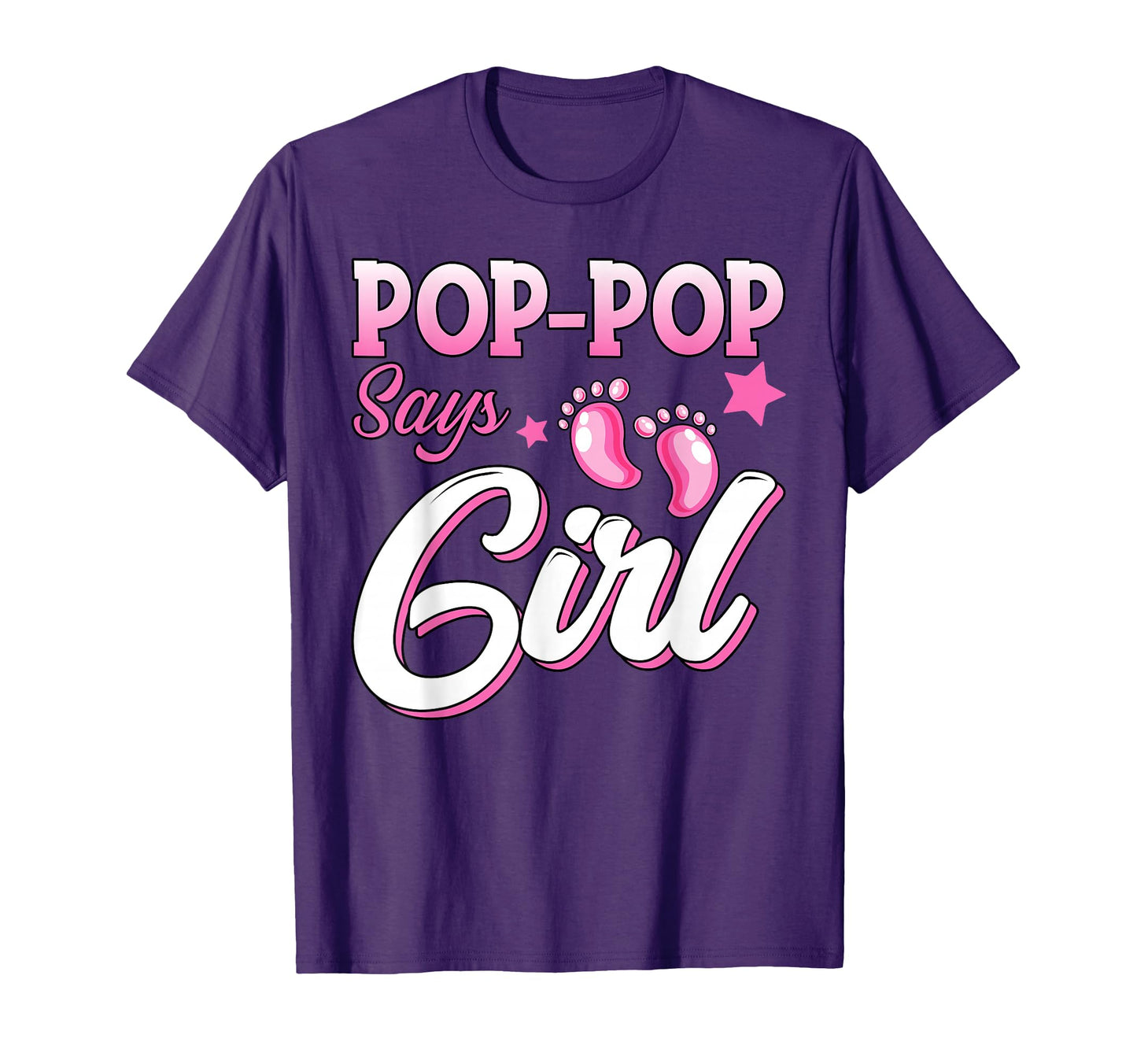 Gender Reveal Pop Pop Says Matching T-Shirt - Unique Graphic Men Women - T-Shirt, Sweatshirt, Hoodie
