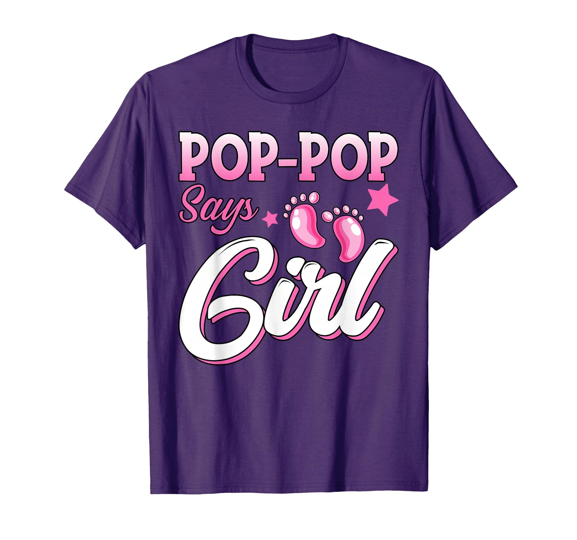 Gender Reveal Pop Pop Says Matching T-Shirt - Unique Graphic Men Women - T-Shirt, Sweatshirt, Hoodie