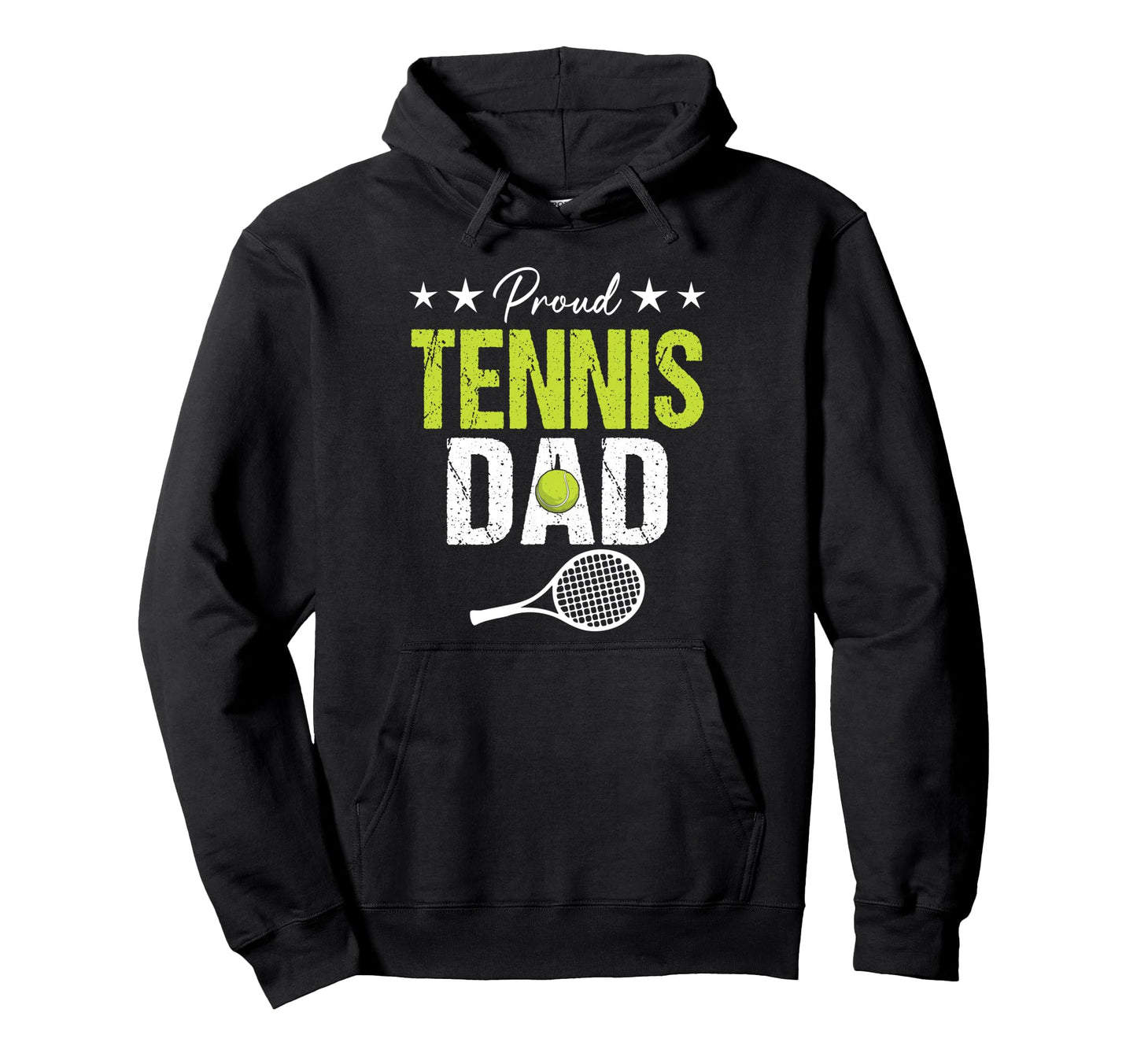 Proud Tennis Dad Game Day Sports Hoodie - Streetwear Style for Adults - T-Shirt, Sweatshirt, Hoodie