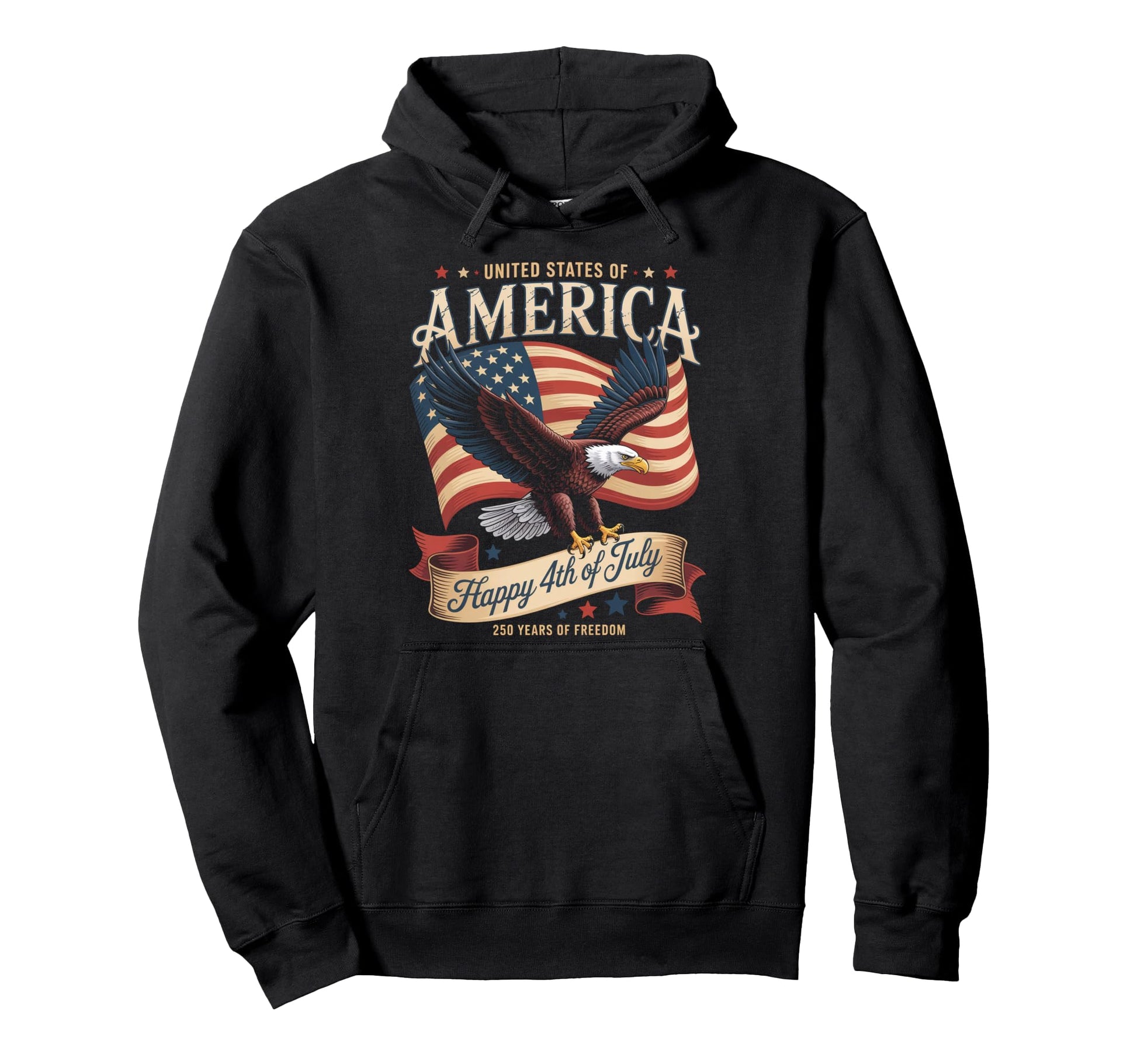 United States America 4Th July Usa Hoodie - Custom Art Print for Adults - T-Shirt, Sweatshirt, Hoodie
