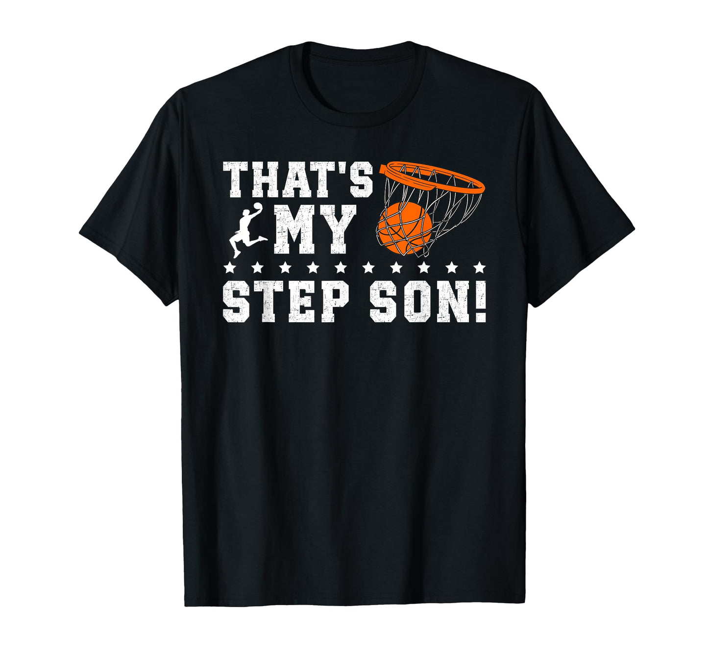 Basketball Step Dad Proud Basketball T-Shirt - Streetwear Style Unisex - T-Shirt, Sweatshirt, Hoodie