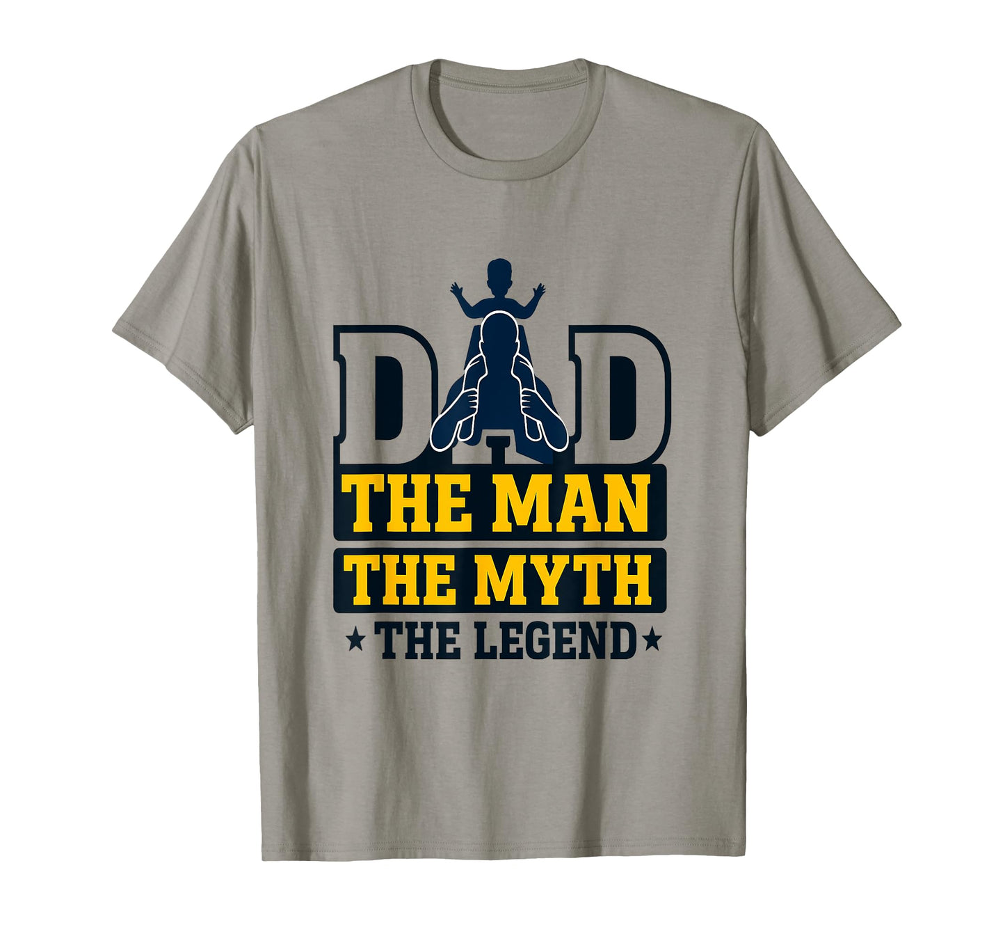 Dad Myth Legend Tribute Art T-Shirt - Graphic Print for Adults - T-Shirt, Sweatshirt, Hoodie