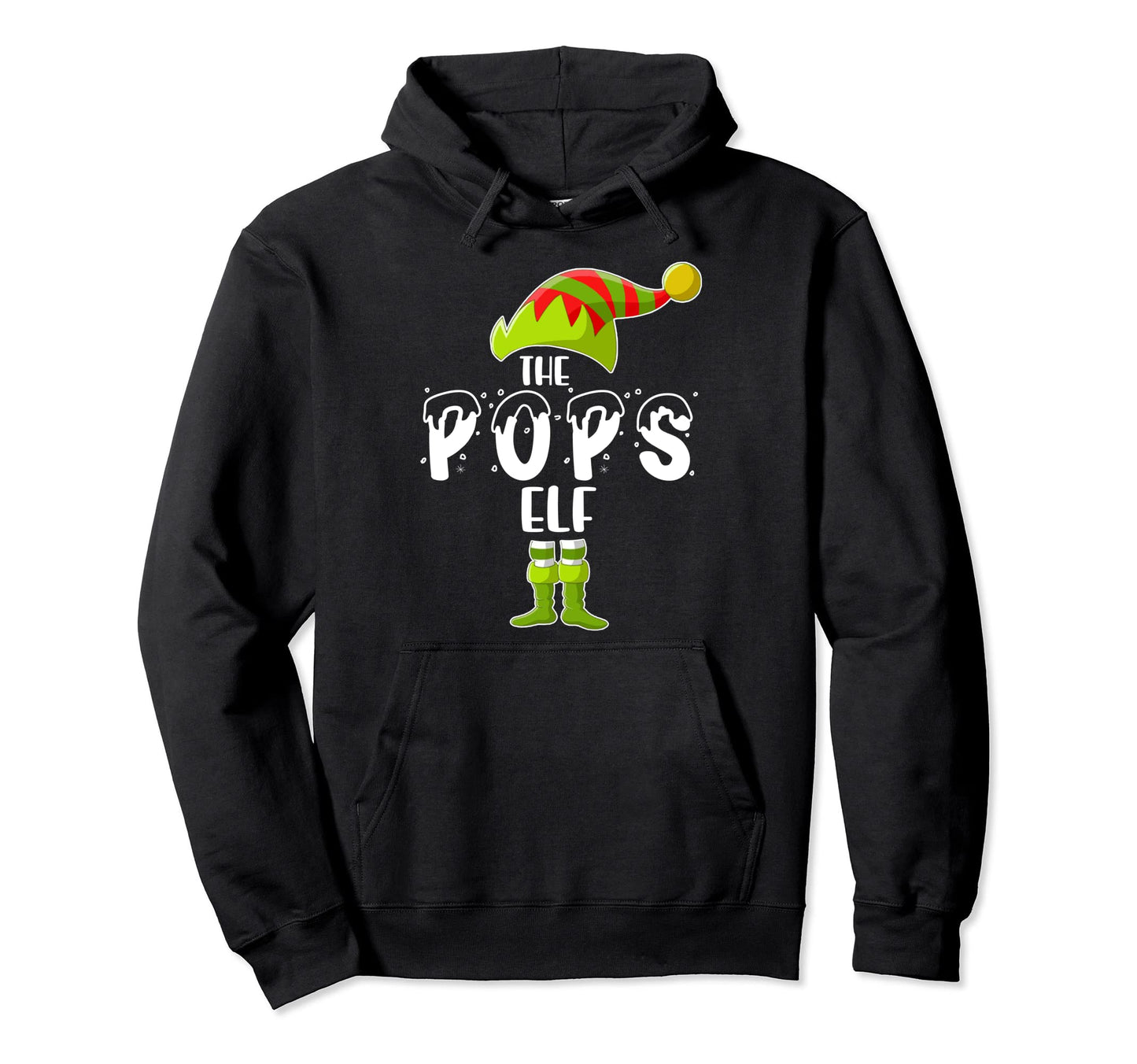 Pops Elf Funny Family Matching Group Hoodie - Streetwear Style Men Women - T-Shirt, Sweatshirt, Hoodie