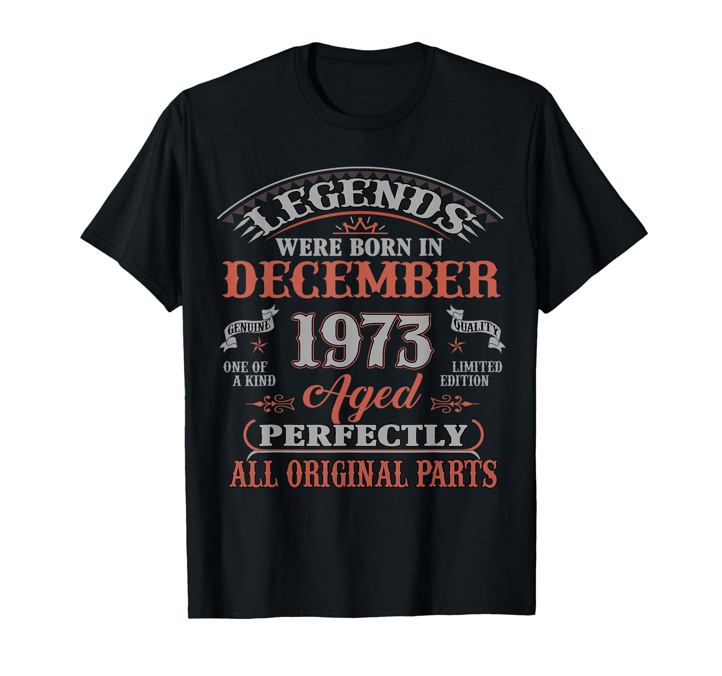 52Nd Birthday Gift Legends Born December T-Shirt - Minimalist Print Unisex - T-Shirt, Sweatshirt, Hoodie