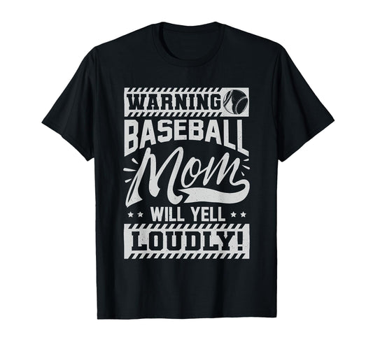 Baseball Mom Baseball Lover T-Shirt - Custom Art Print Unisex - T-Shirt, Sweatshirt, Hoodie