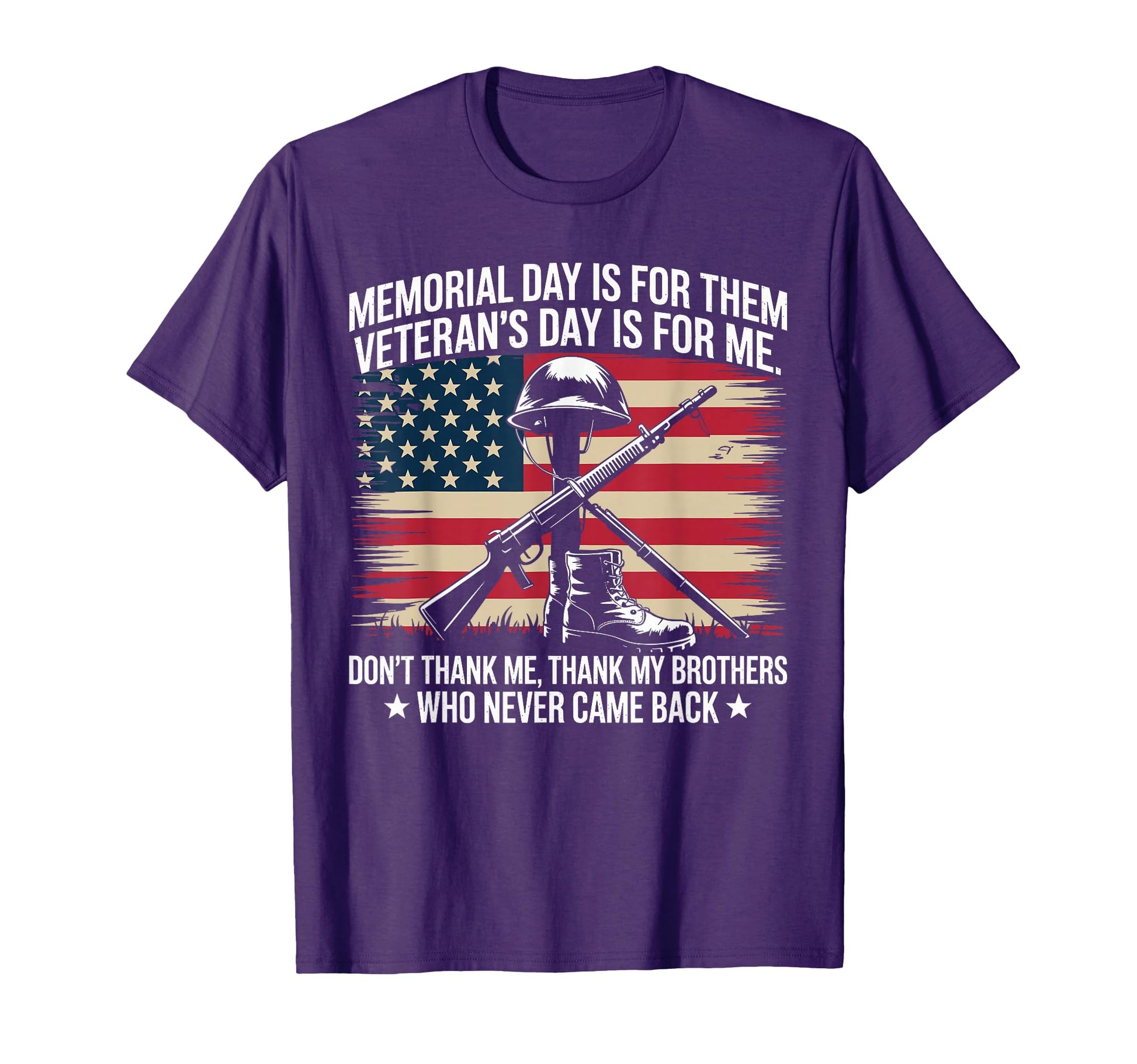 Memorial Day Is Them Veterans Day Is T-Shirt - Streetwear Style for Adults - T-Shirt, Sweatshirt, Hoodie