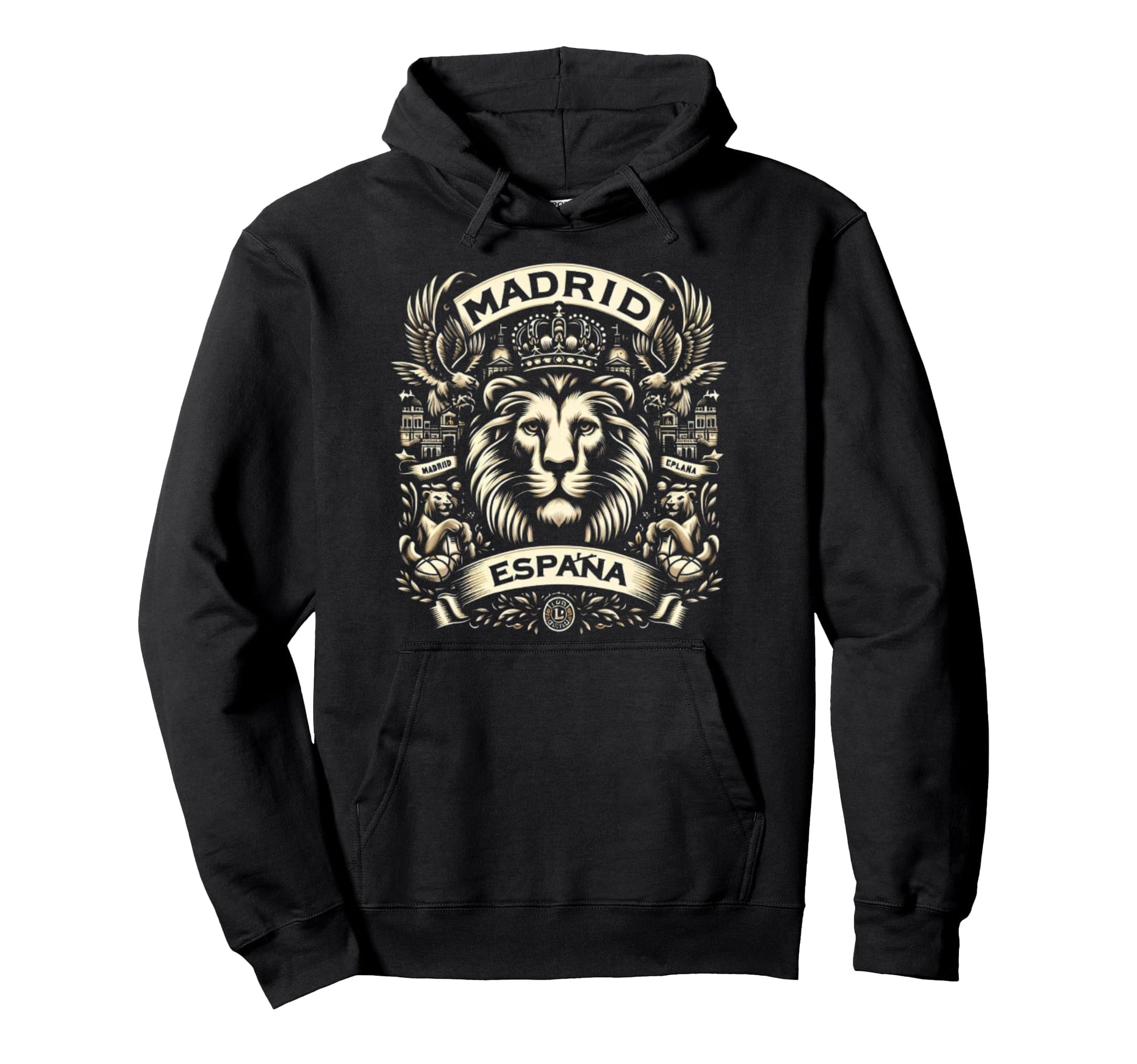 Madrid Espana Madrid Spain Mens Hoodie - Fun Novelty Design Men Women - T-Shirt, Sweatshirt, Hoodie